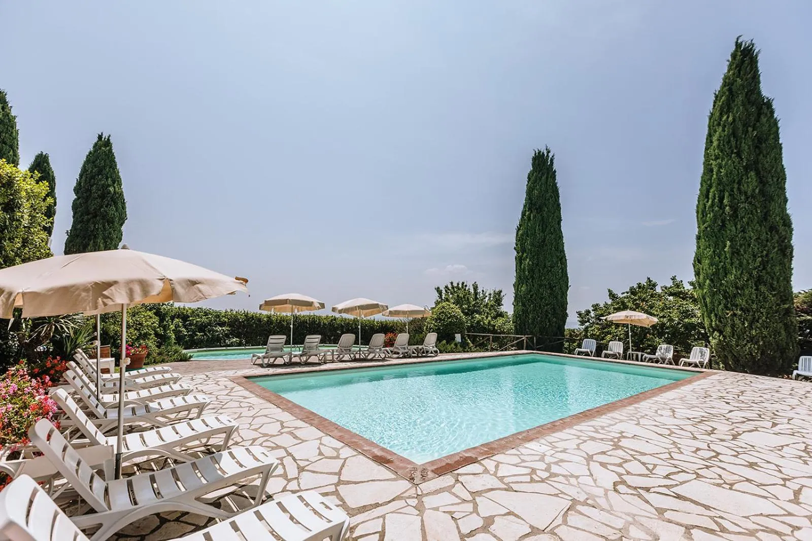 Pool view in Borgo Villa a Sesta