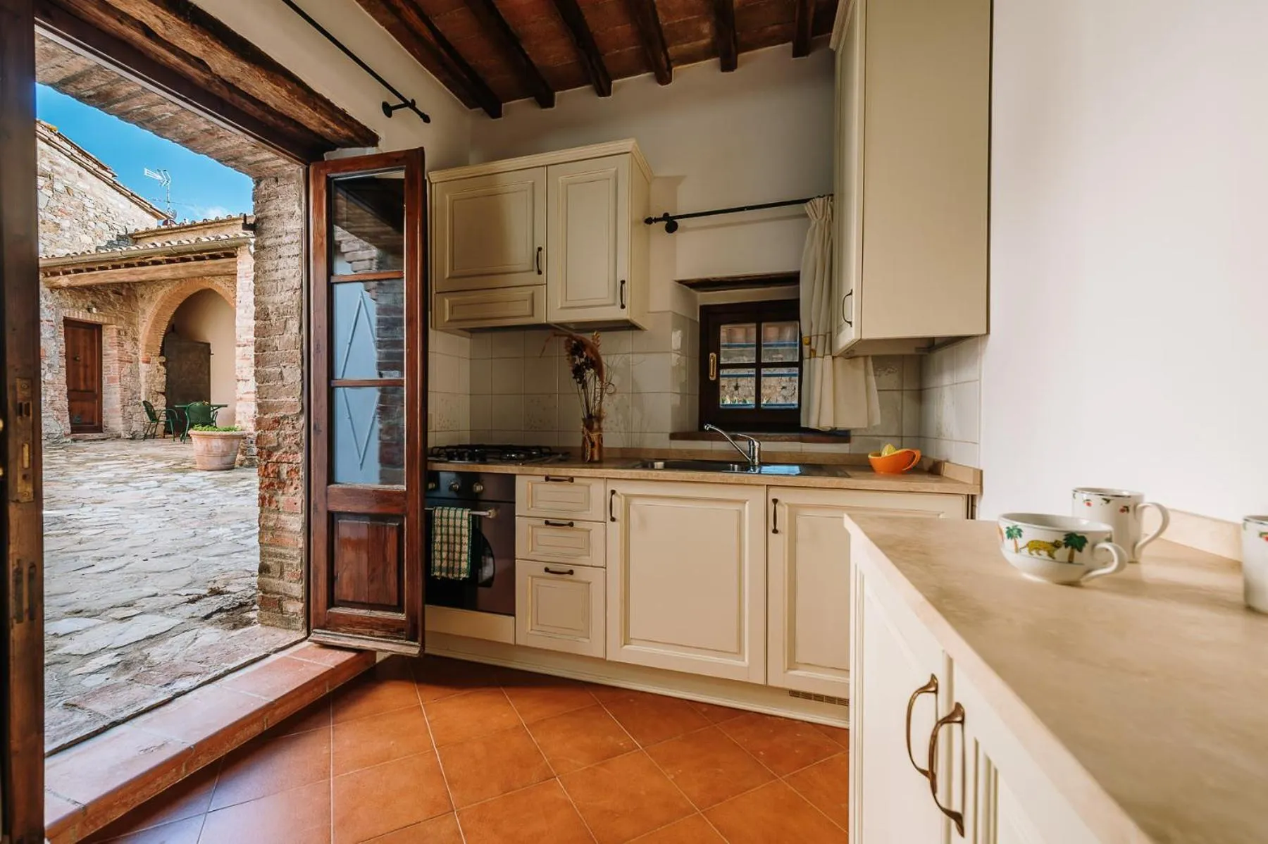 Kitchen or kitchenette in Borgo Villa a Sesta