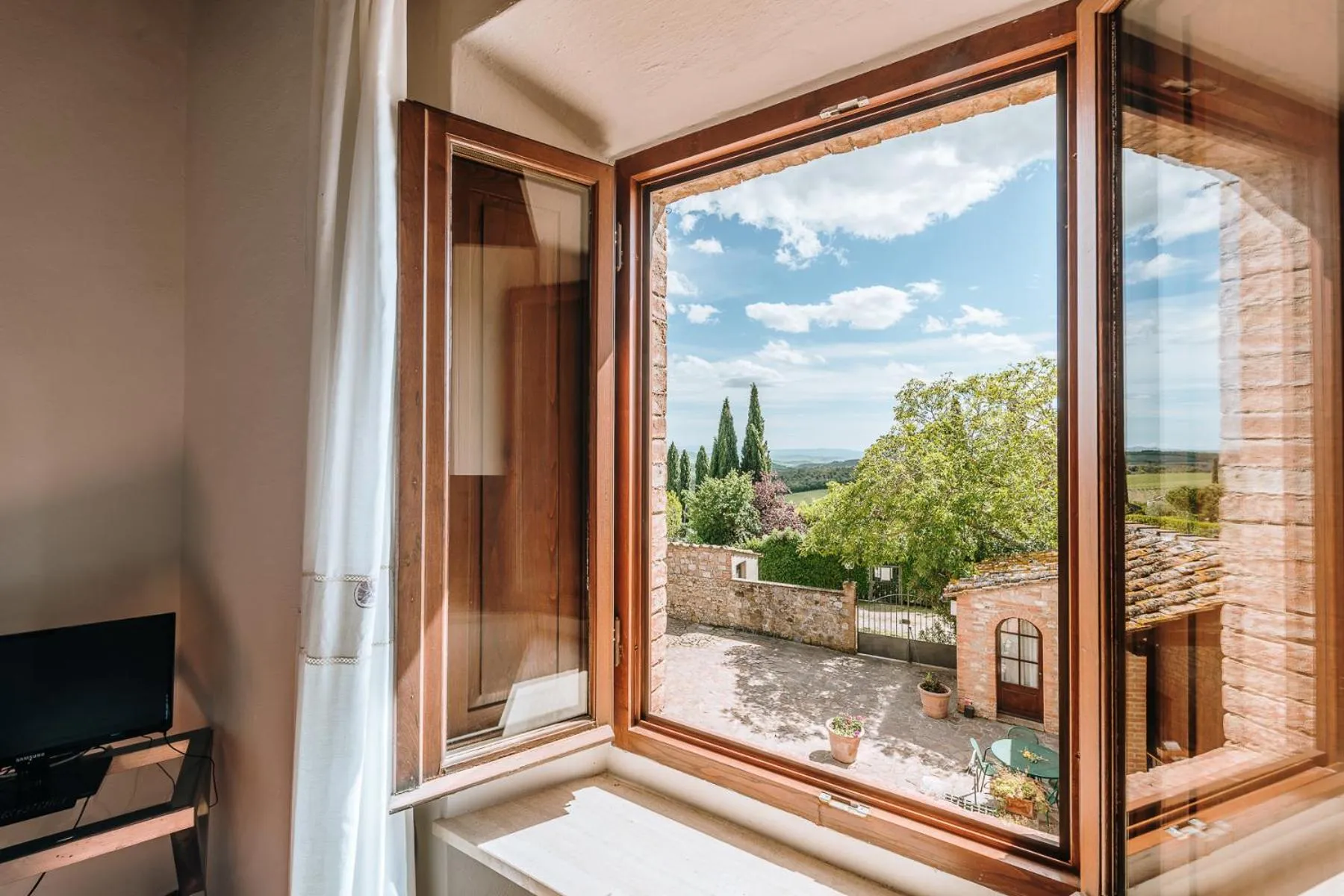 Garden view in Borgo Villa a Sesta