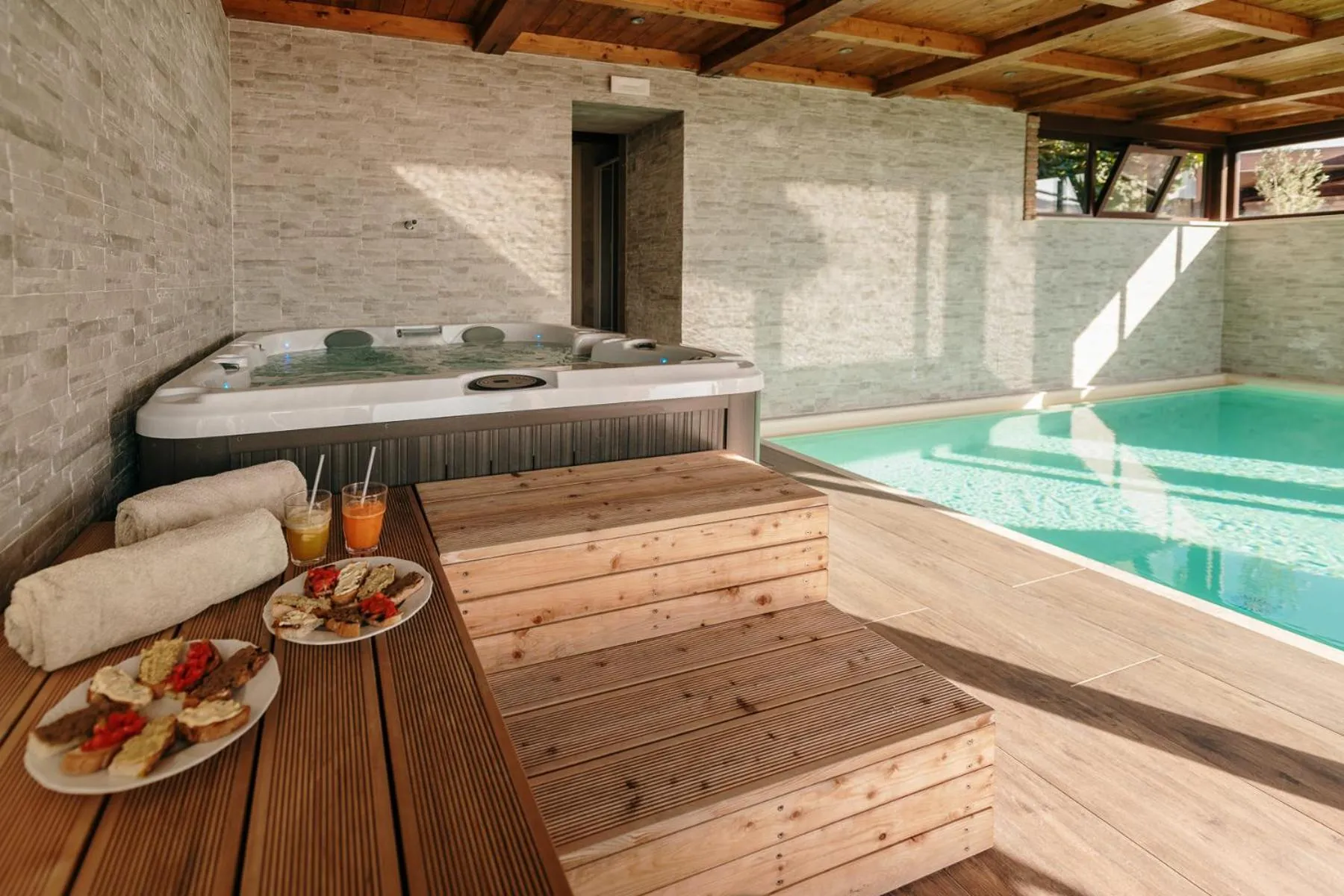 Hot Tub in Borgo Villa a Sesta