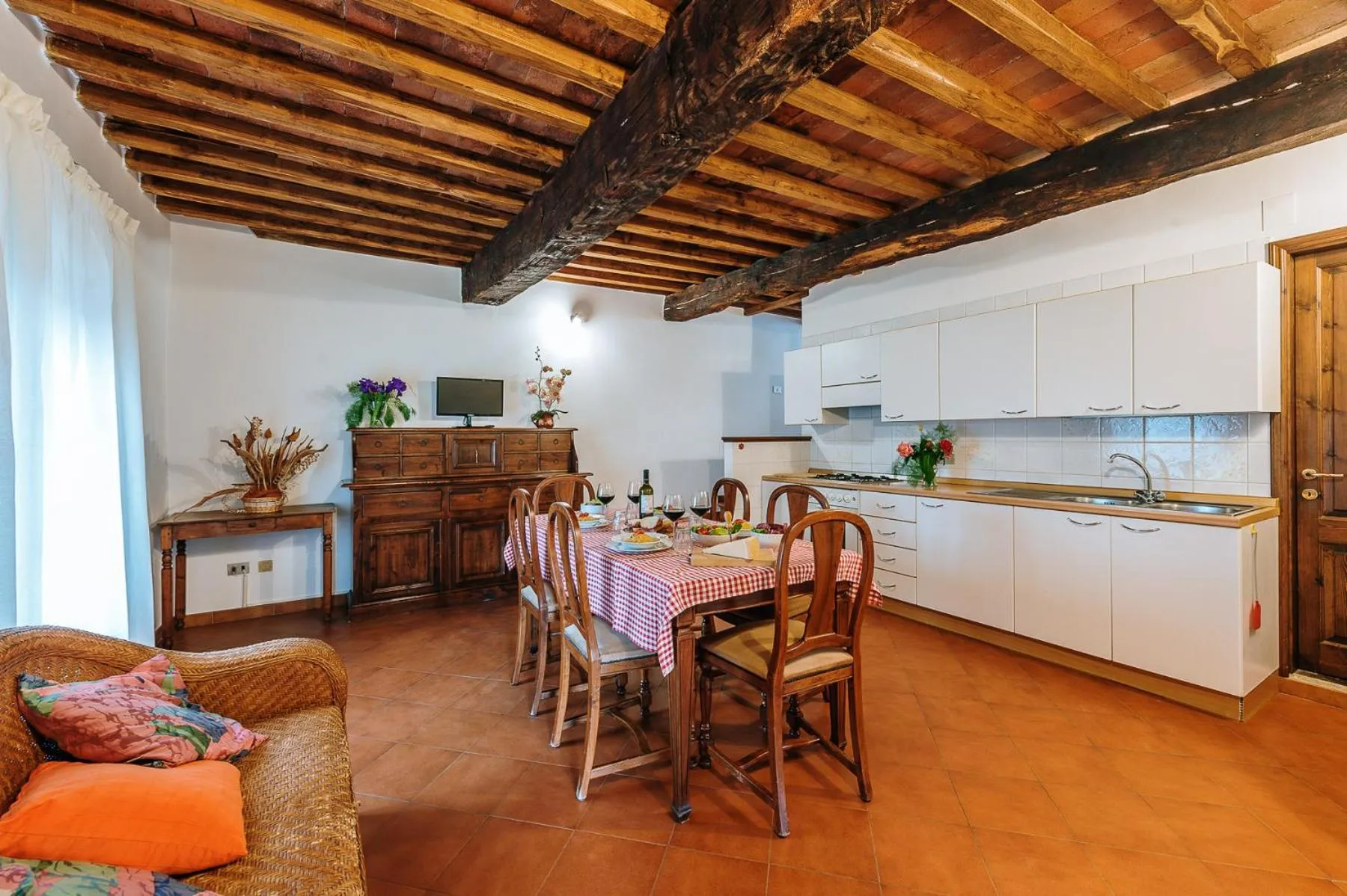 Kitchen or kitchenette in Borgo Villa a Sesta