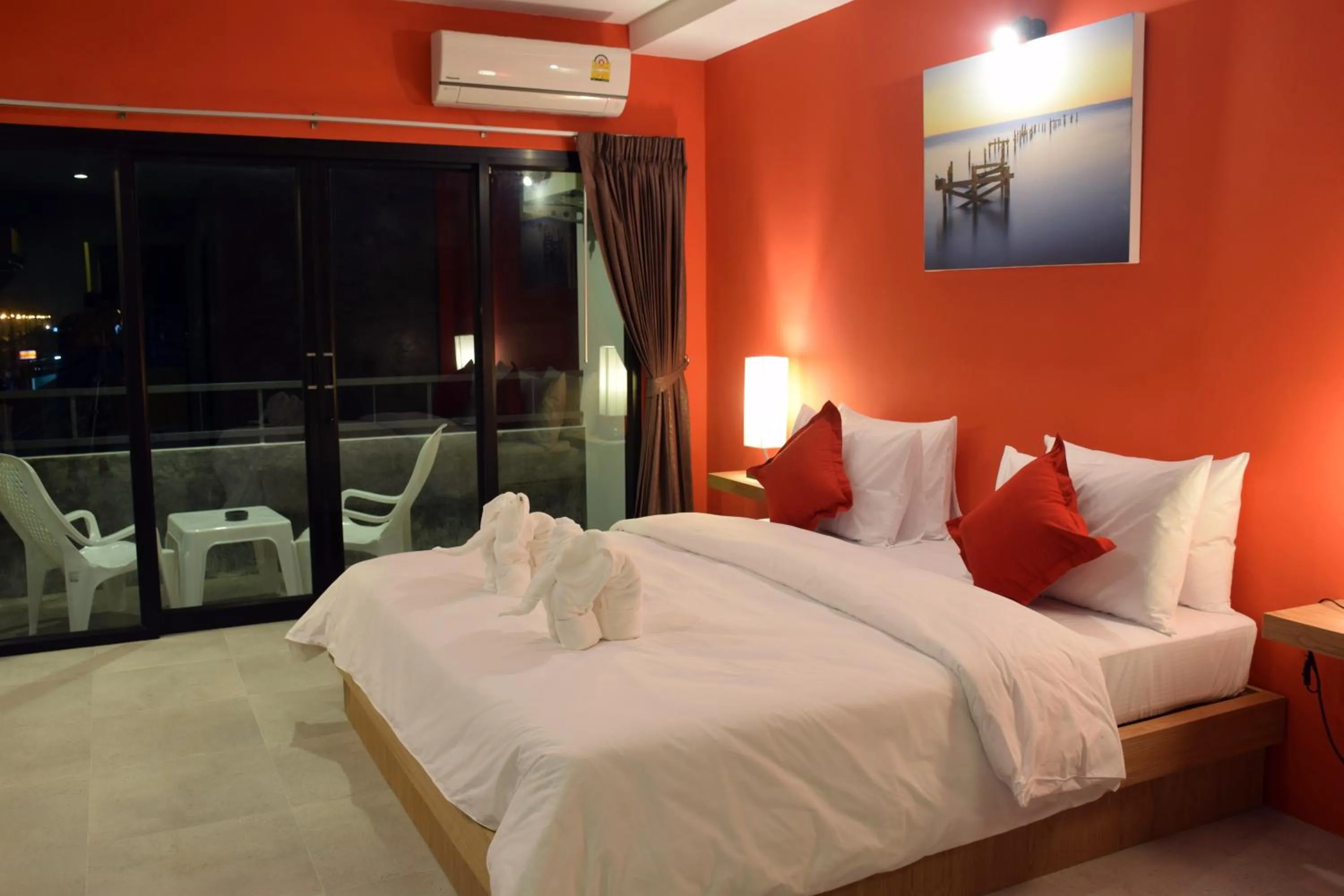 Photo of the whole room, Bed in At Home Khaolak