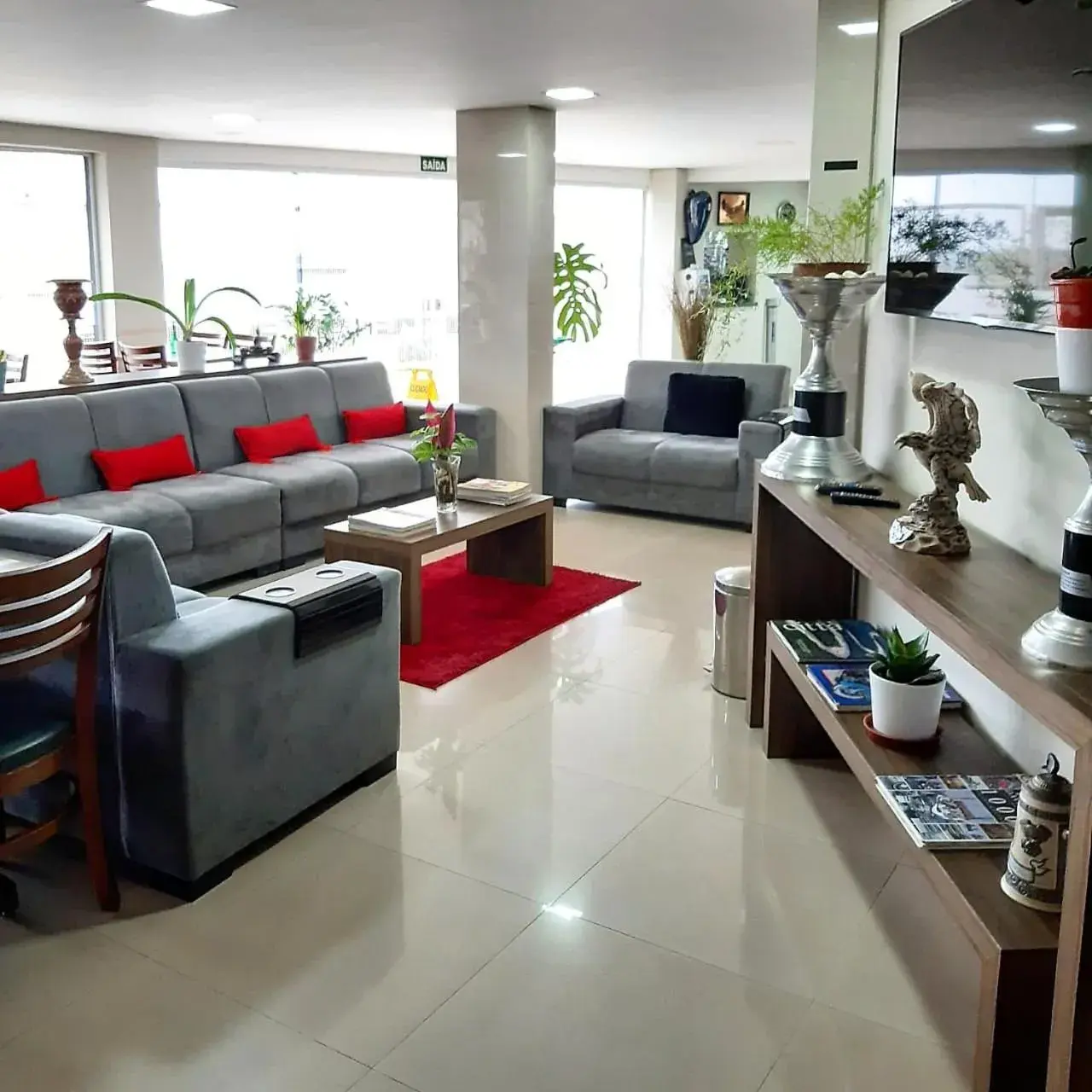 Living room in WR Confort Hotel Campo Grande Living room in WR Confort Hotel Campo Grande