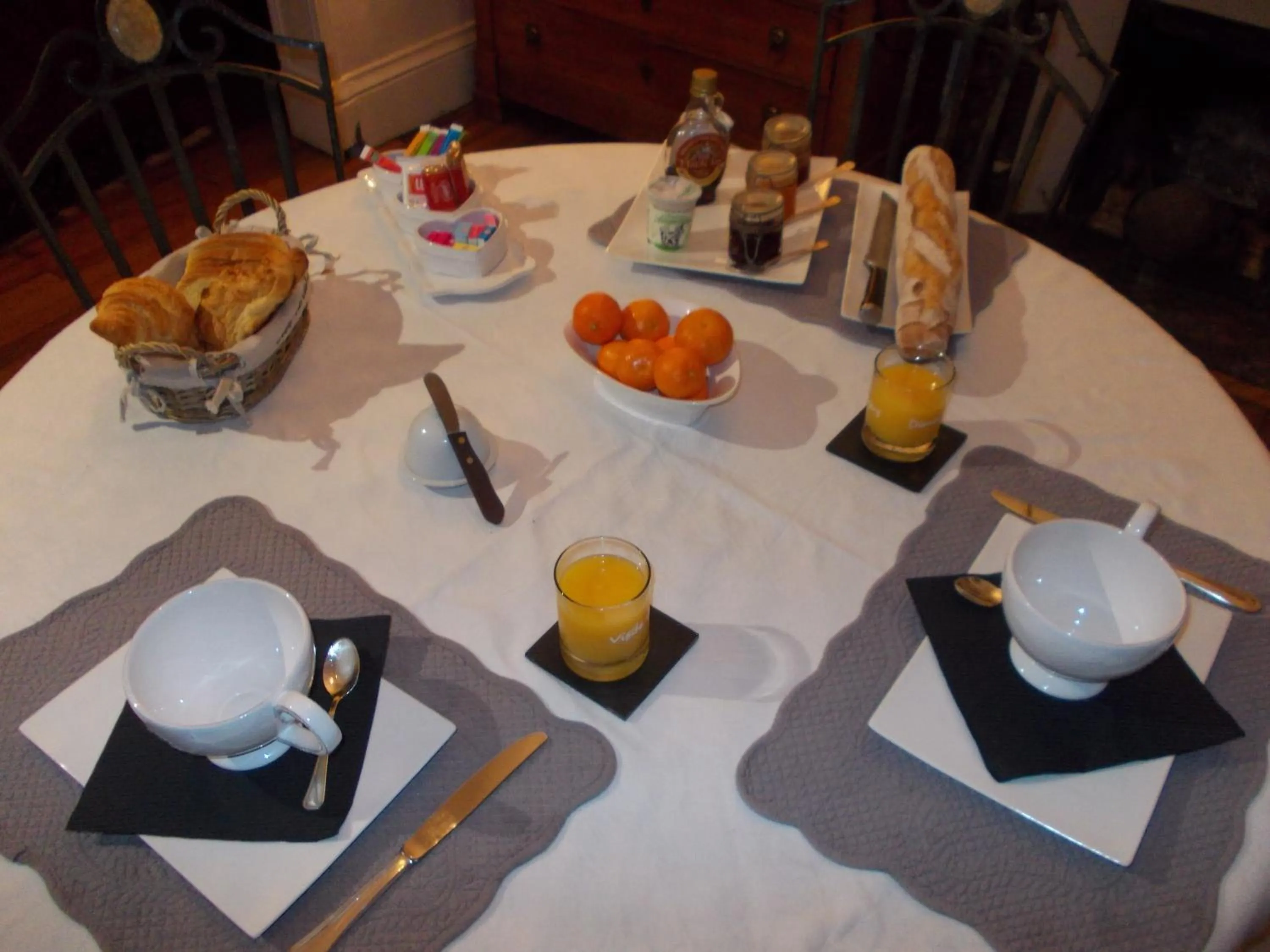 Food and drinks in La Pause Angevine