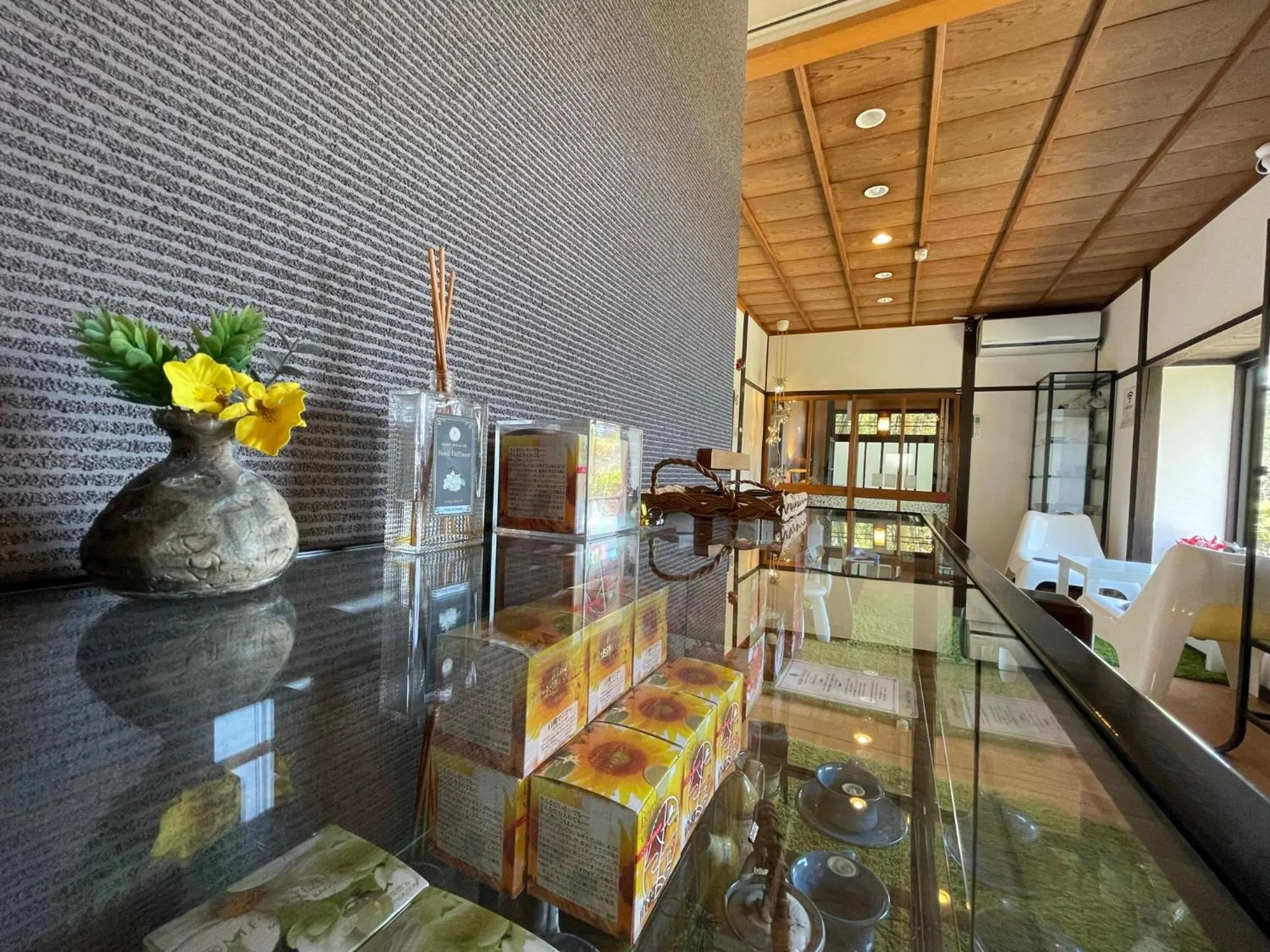 Decorative detail in Bamboo Village Guest House