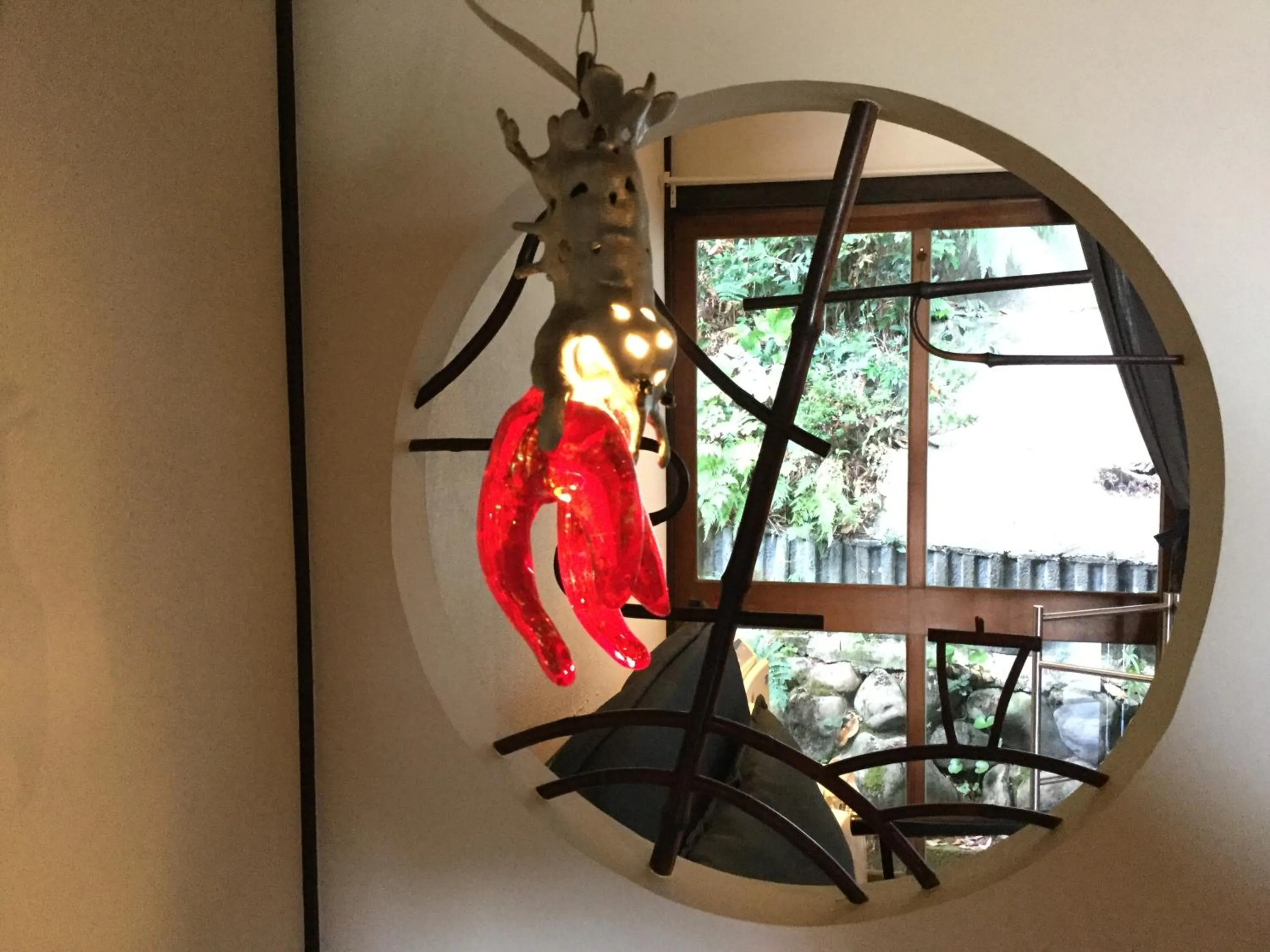 Decorative detail in Bamboo Village Guest House