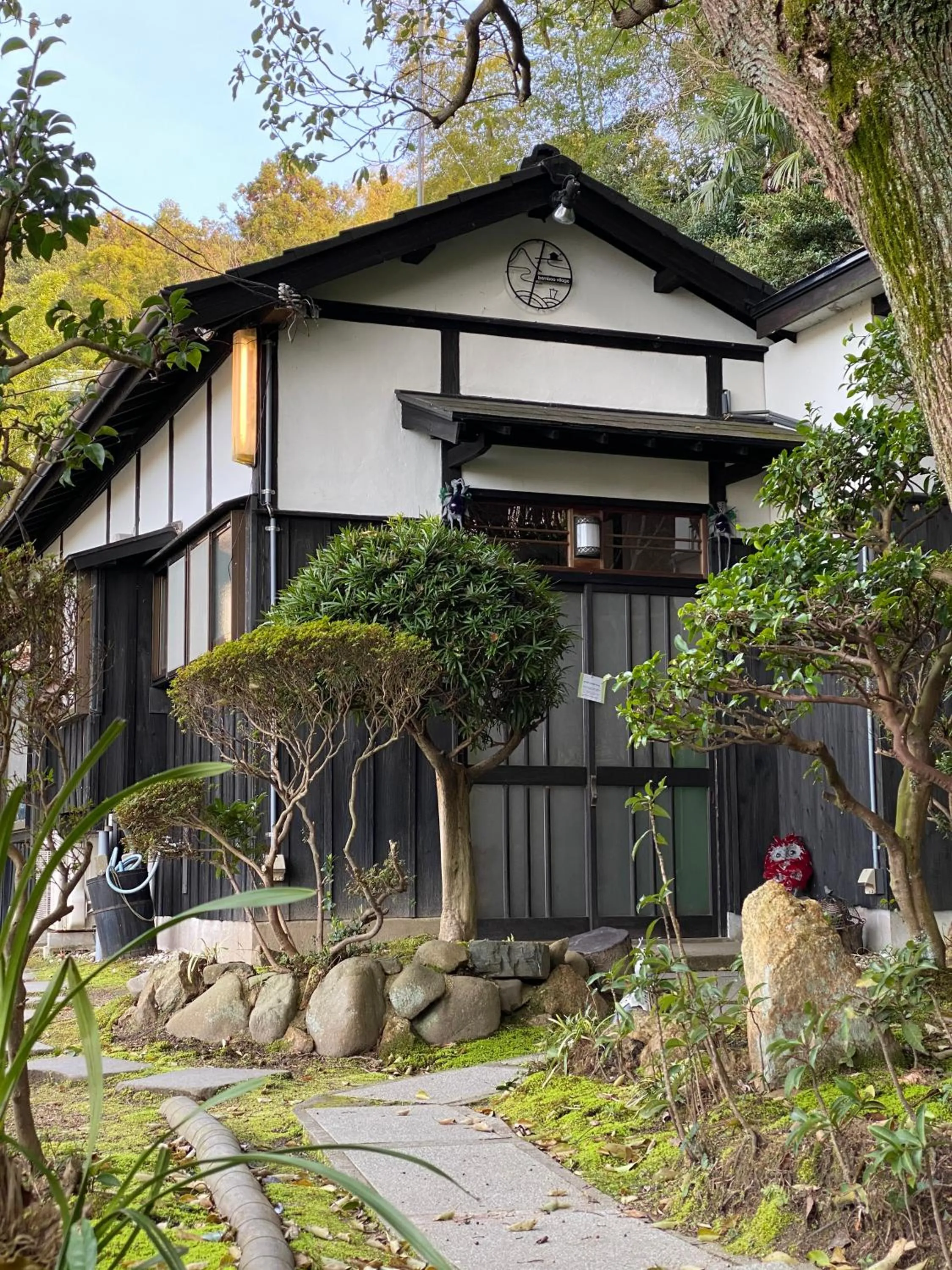 Property building in Bamboo Village Guest House