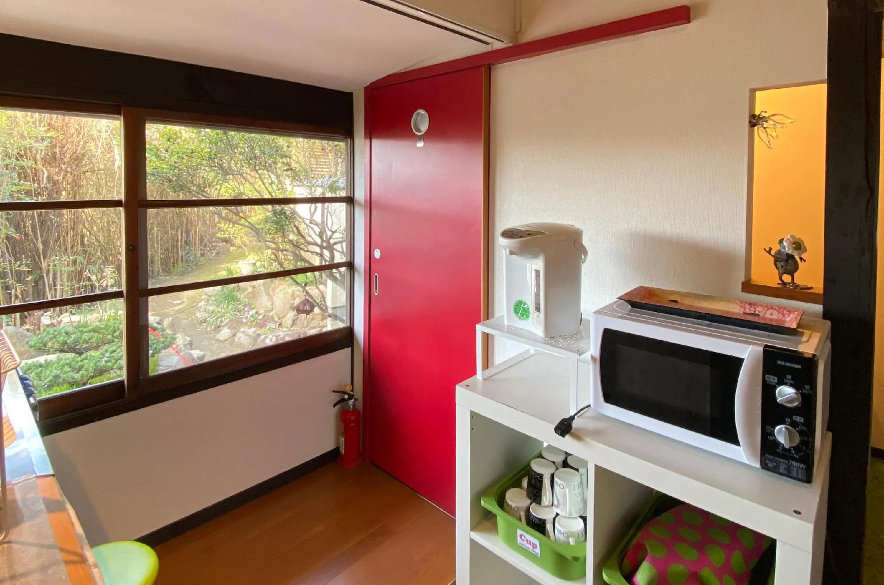 Kitchen or kitchenette in Bamboo Village Guest House