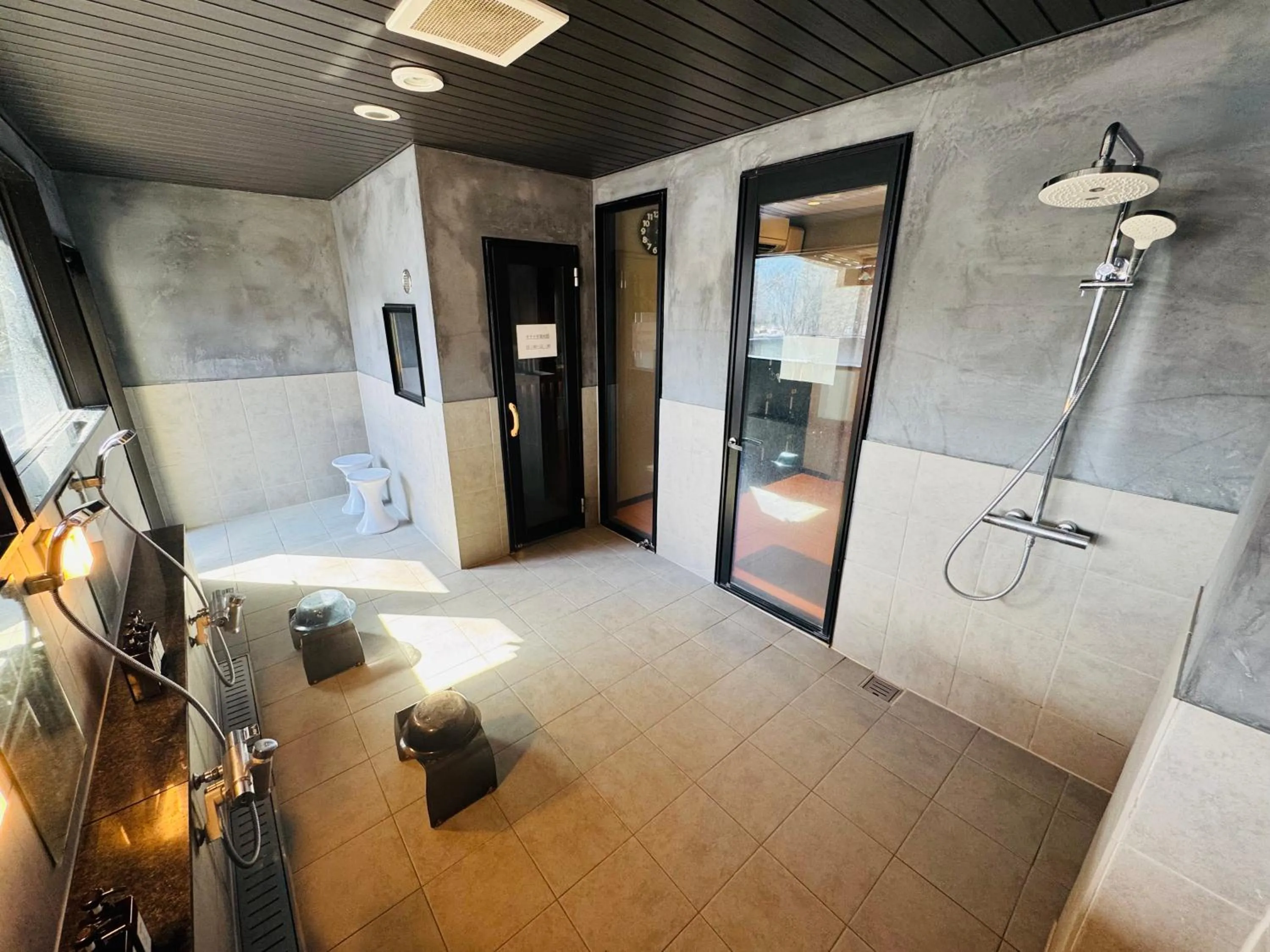 Open Air Bath in Shoji Lake Hotel