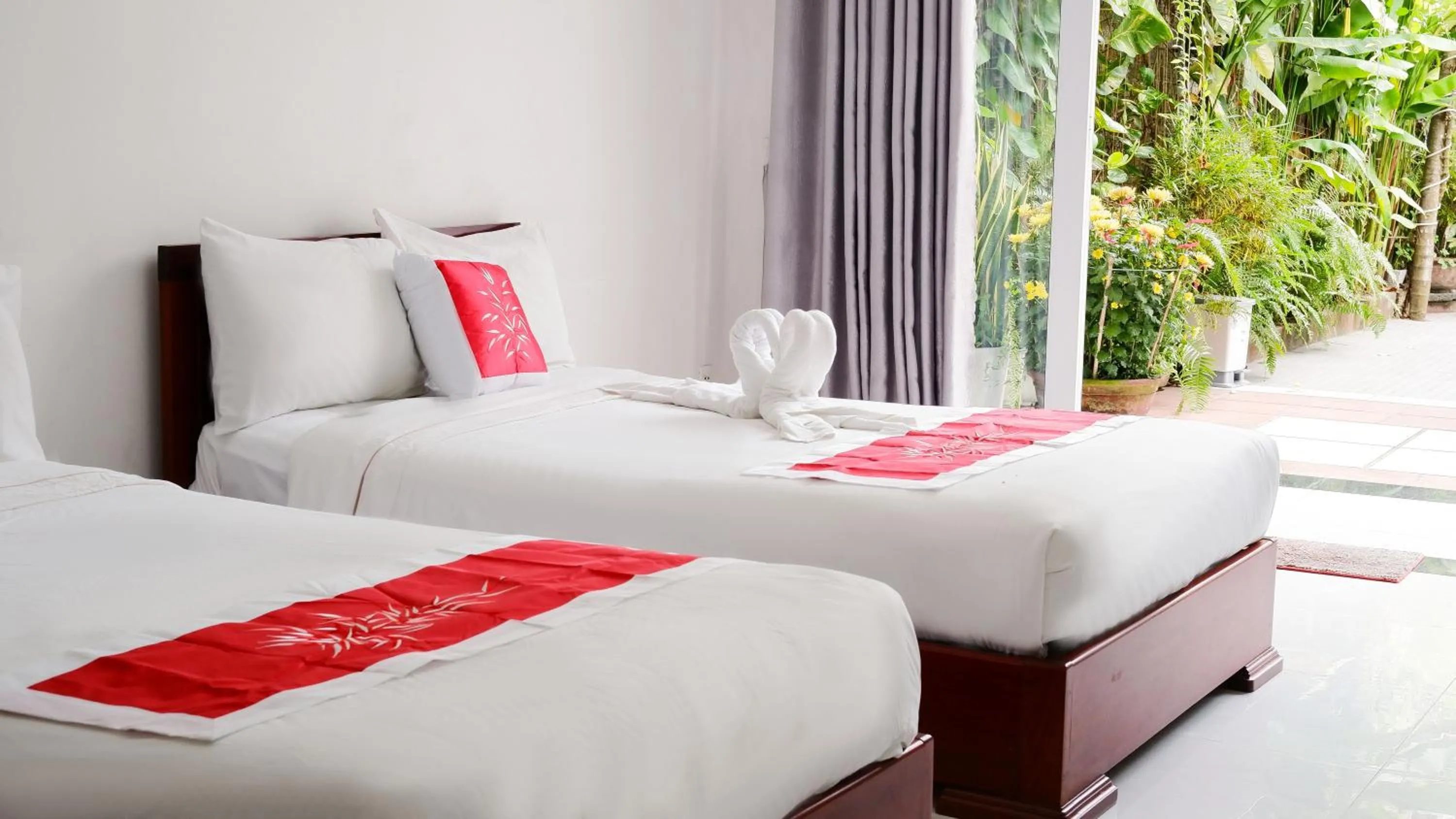 Bed in Oleander Garden Homestay