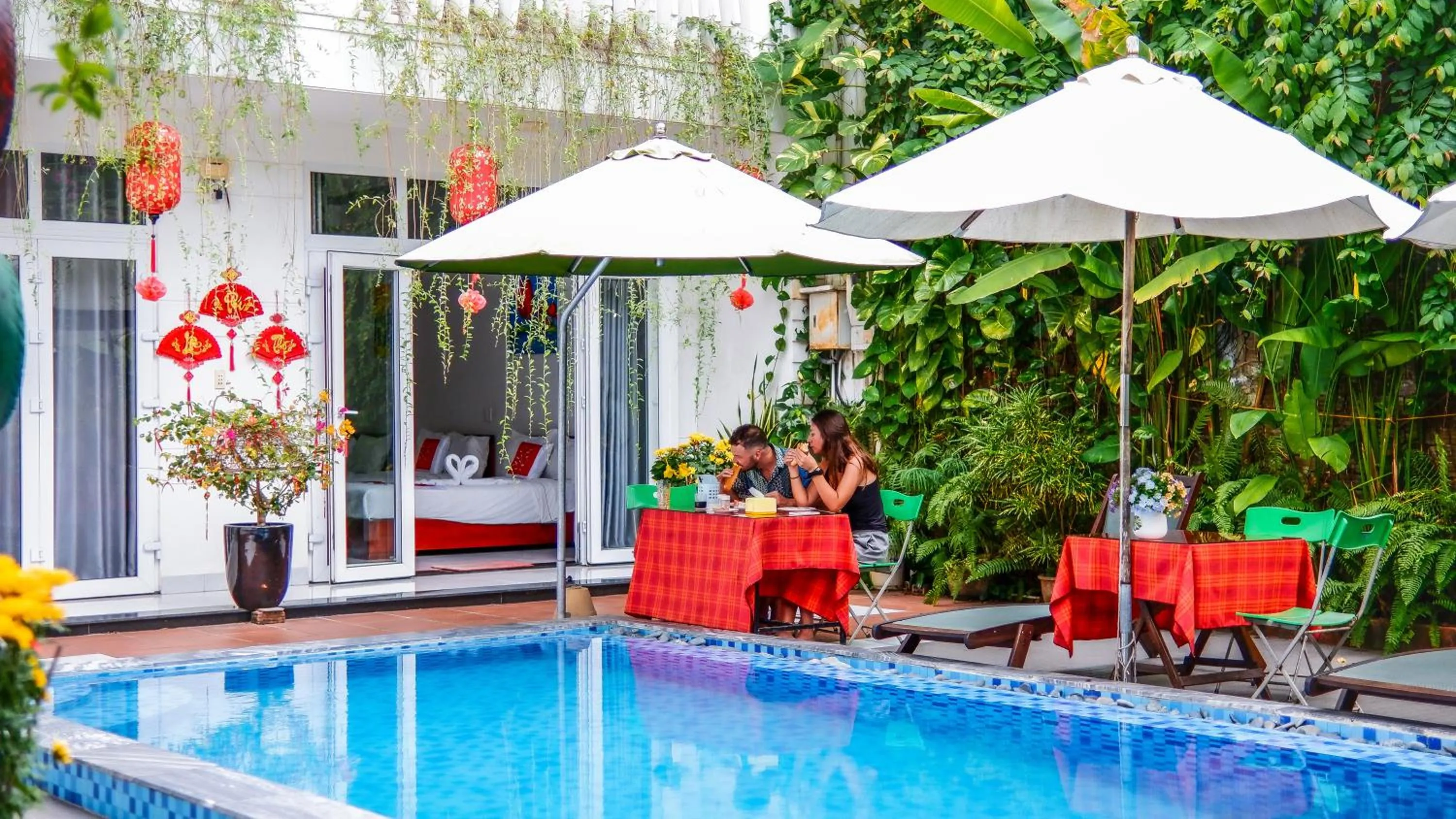 Patio in Oleander Garden Homestay