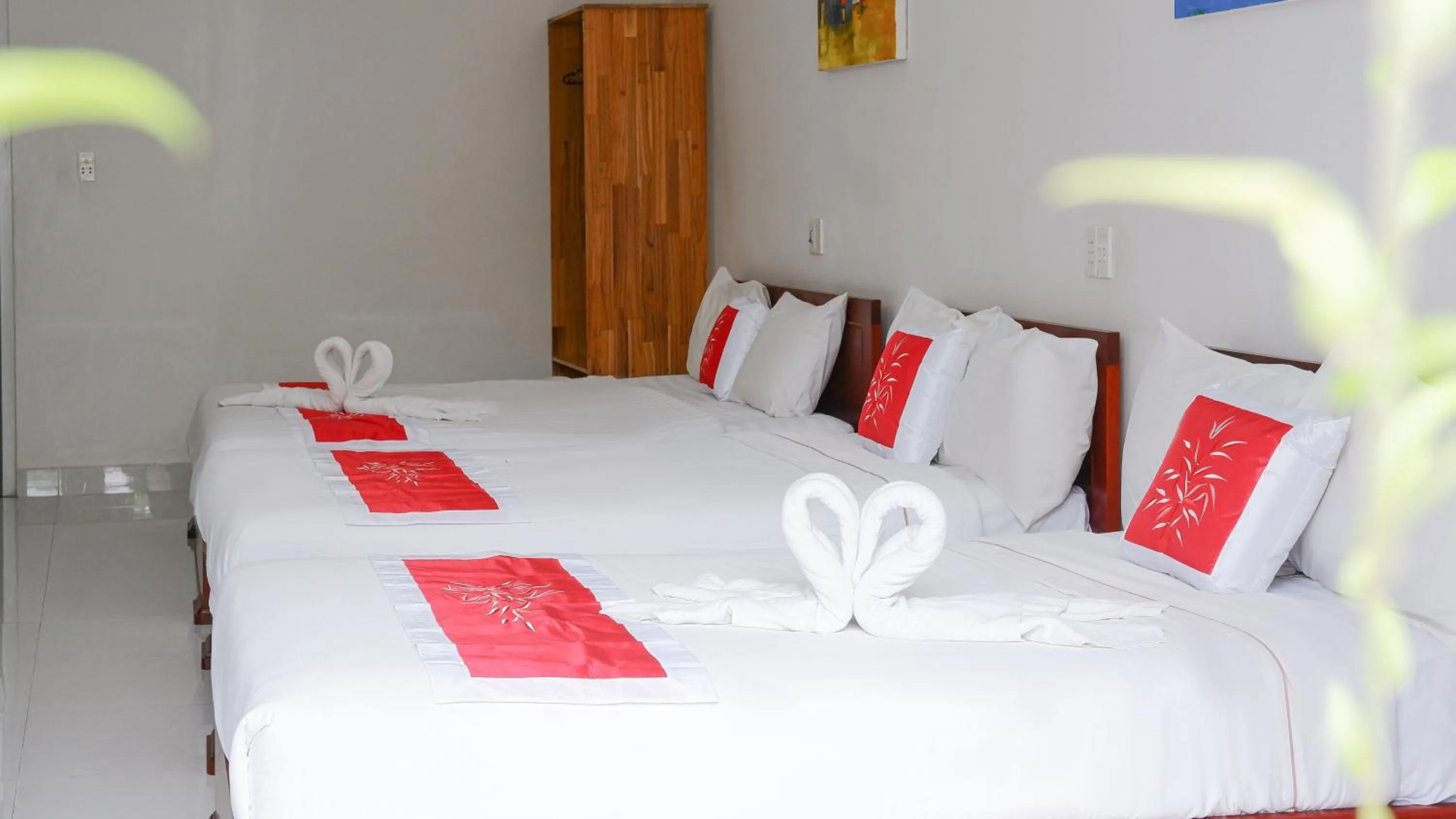 Bed in Oleander Garden Homestay