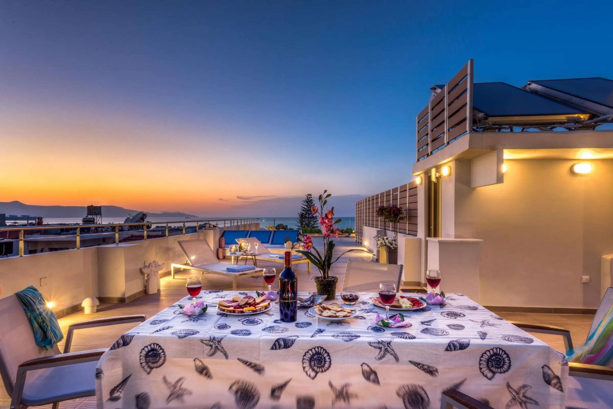 Patio in Angels Suites