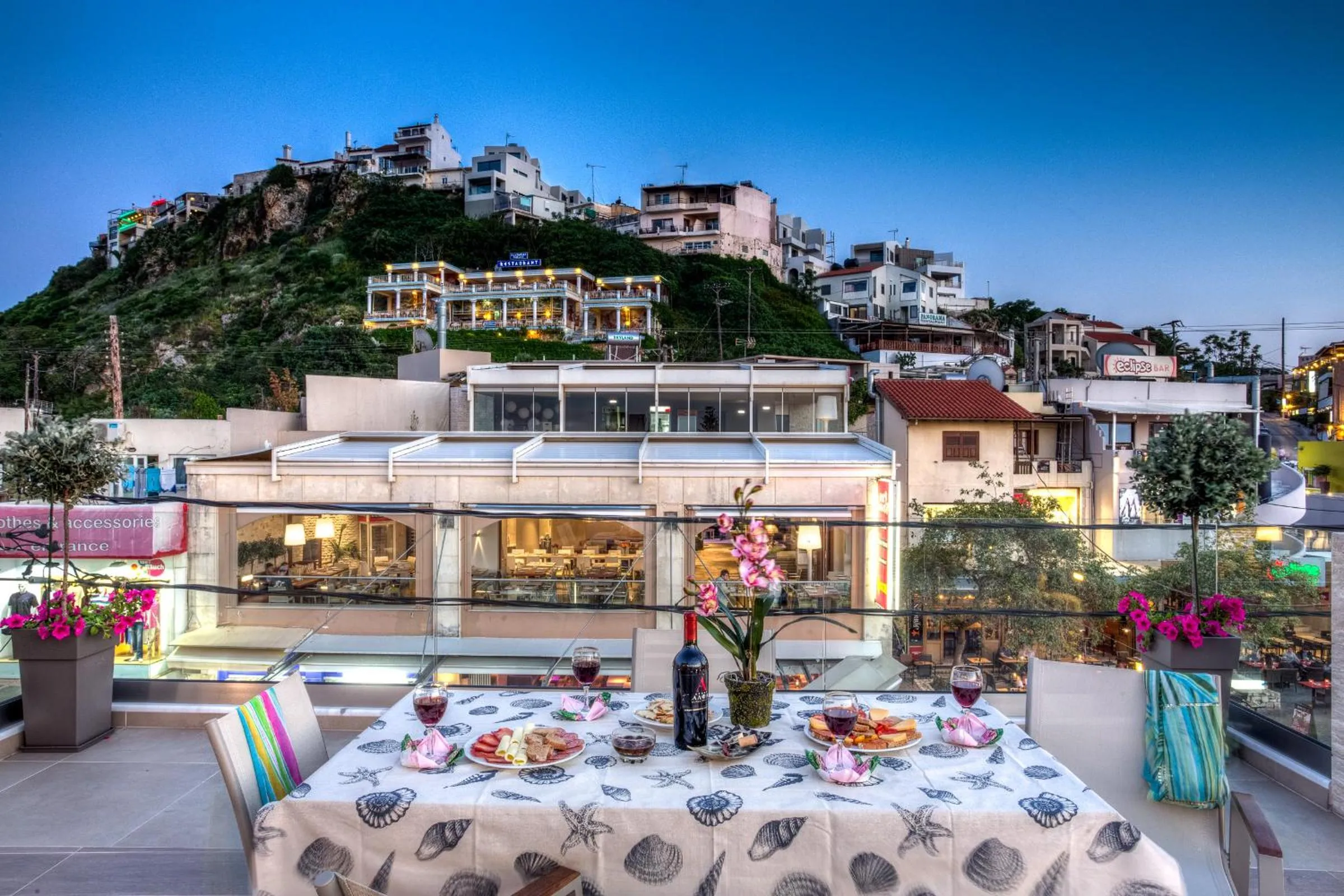 Patio in Angels Suites