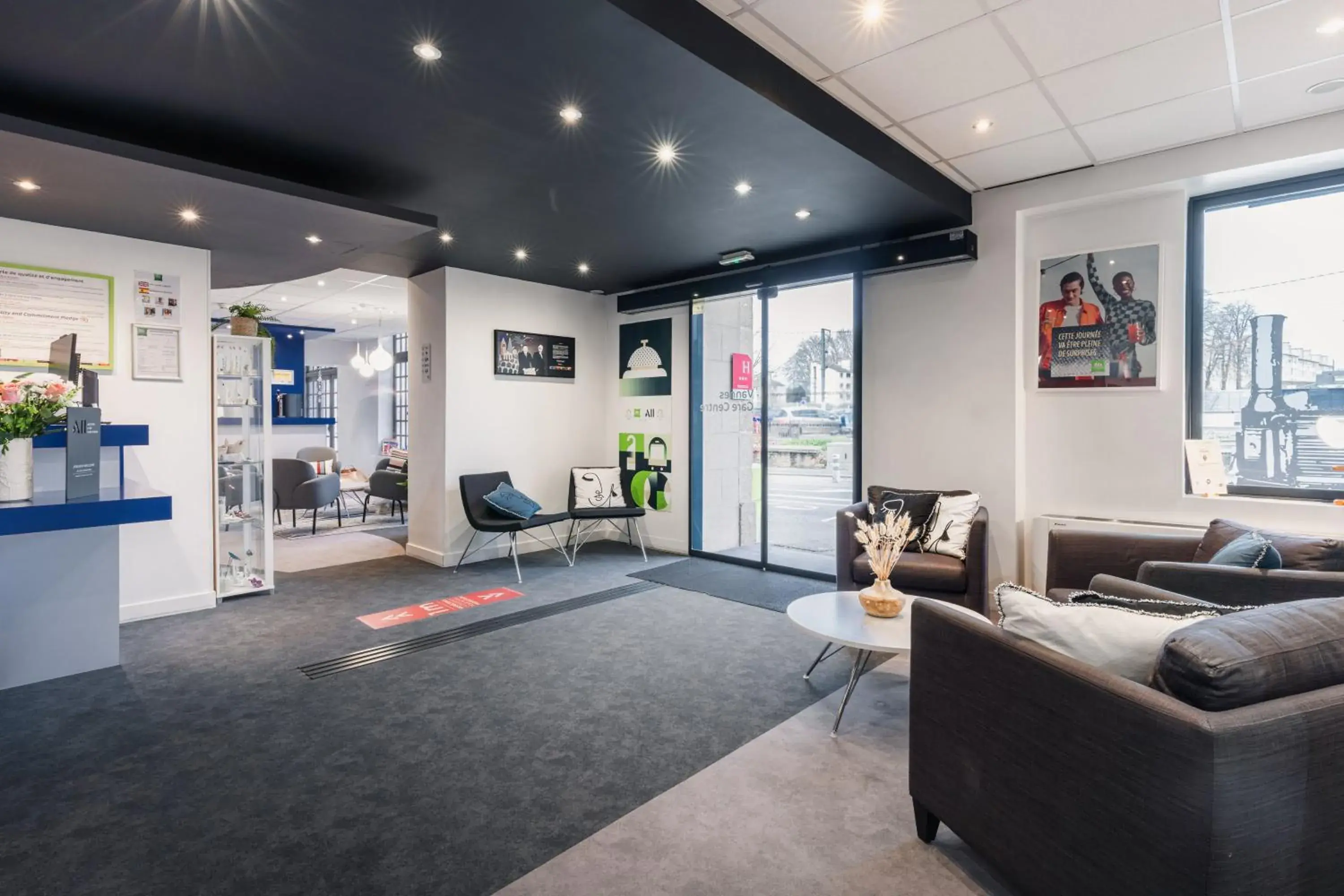 Lobby or reception in ibis Styles Vannes Gare Centre Lobby or reception in ibis Styles Vannes Gare Centre
