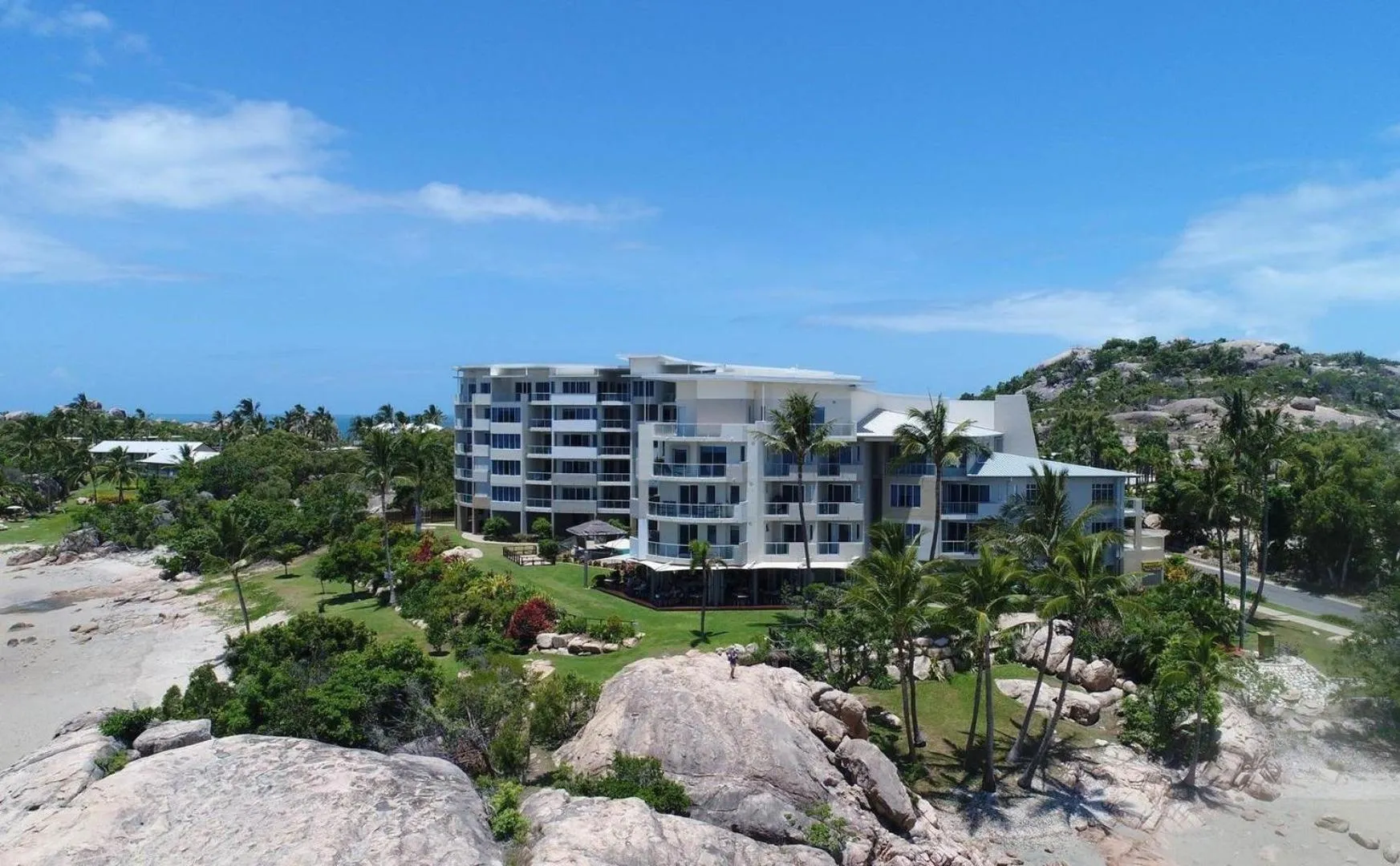 Landmark view in Coral Cove Apartments - Absolute Beachfront Resort Bowen