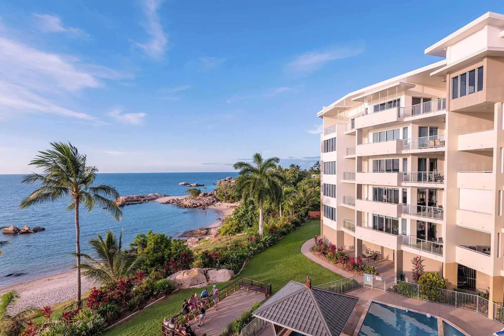 Property building in Coral Cove Apartments - Absolute Beachfront Resort Bowen