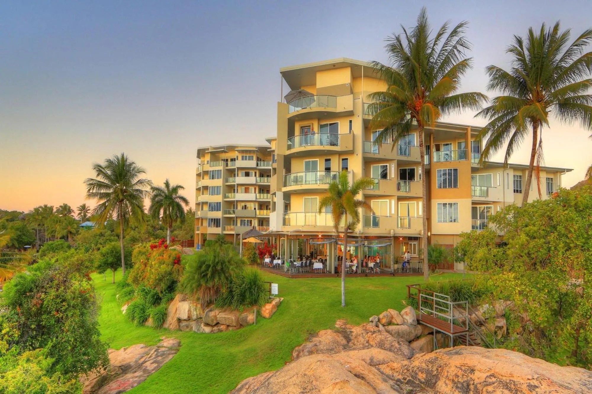 Property building in Coral Cove Apartments - Absolute Beachfront Resort Bowen
