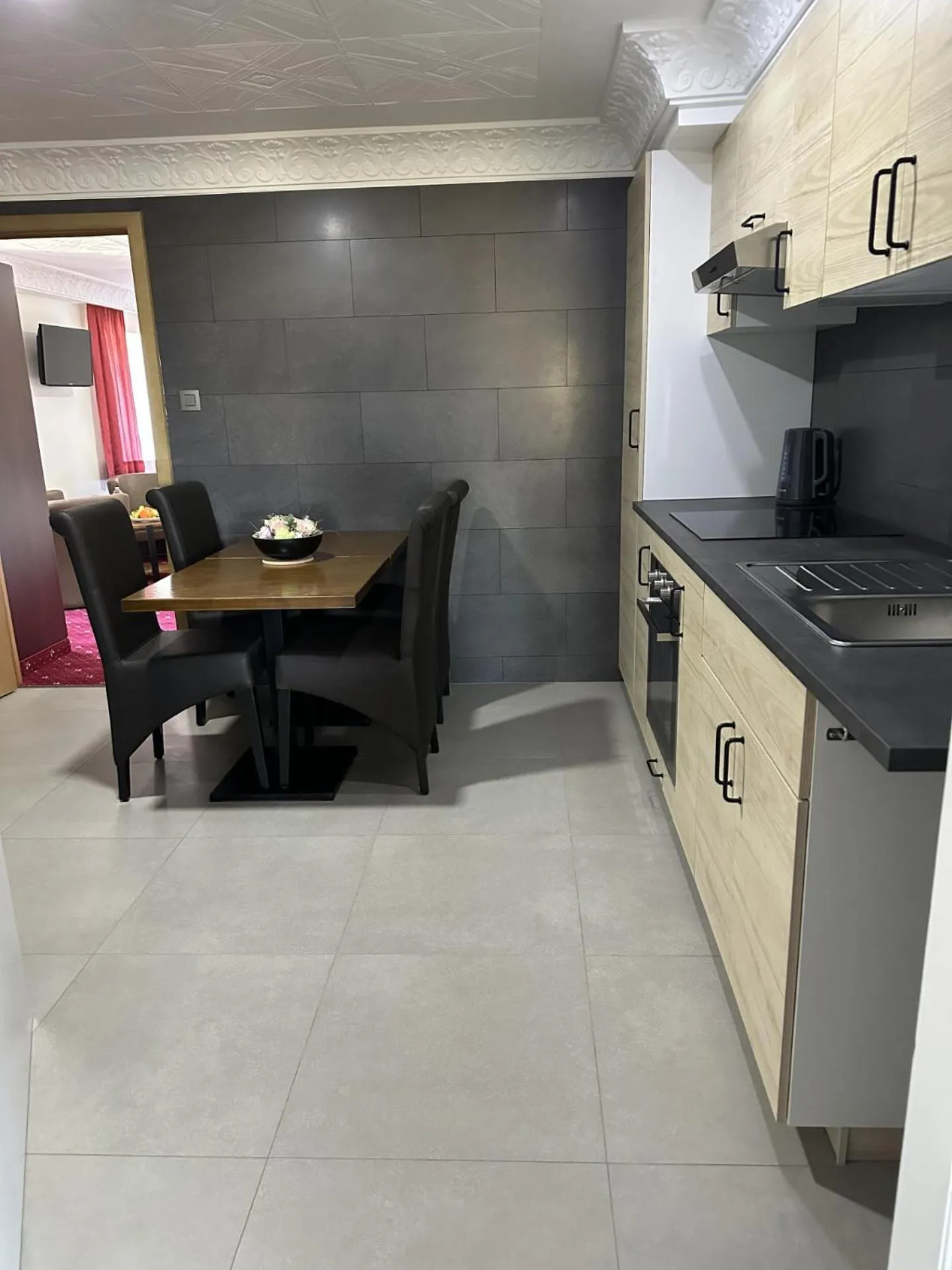 Kitchen or kitchenette in Hotel Eikenhof