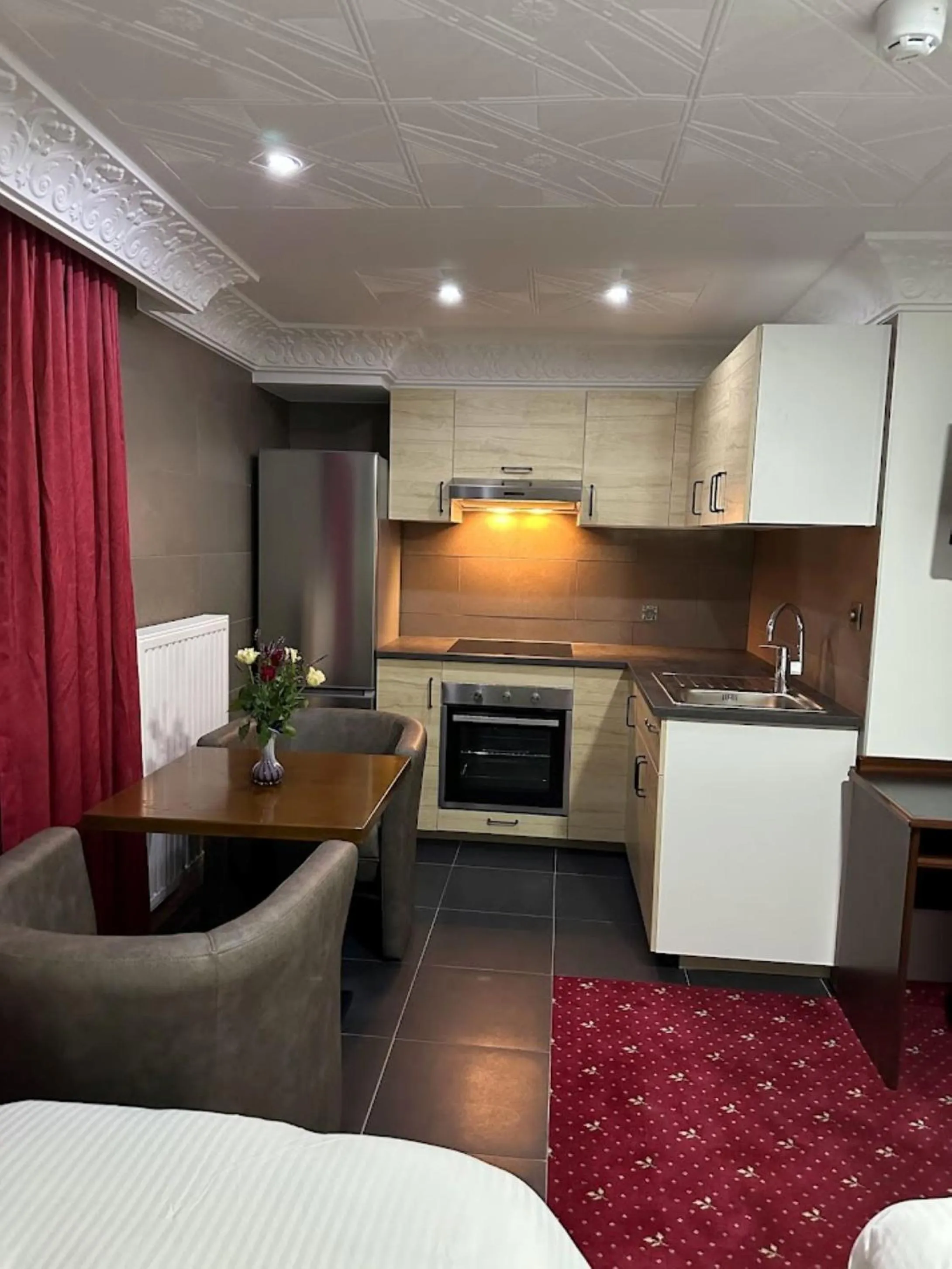 Kitchen or kitchenette in Hotel Eikenhof