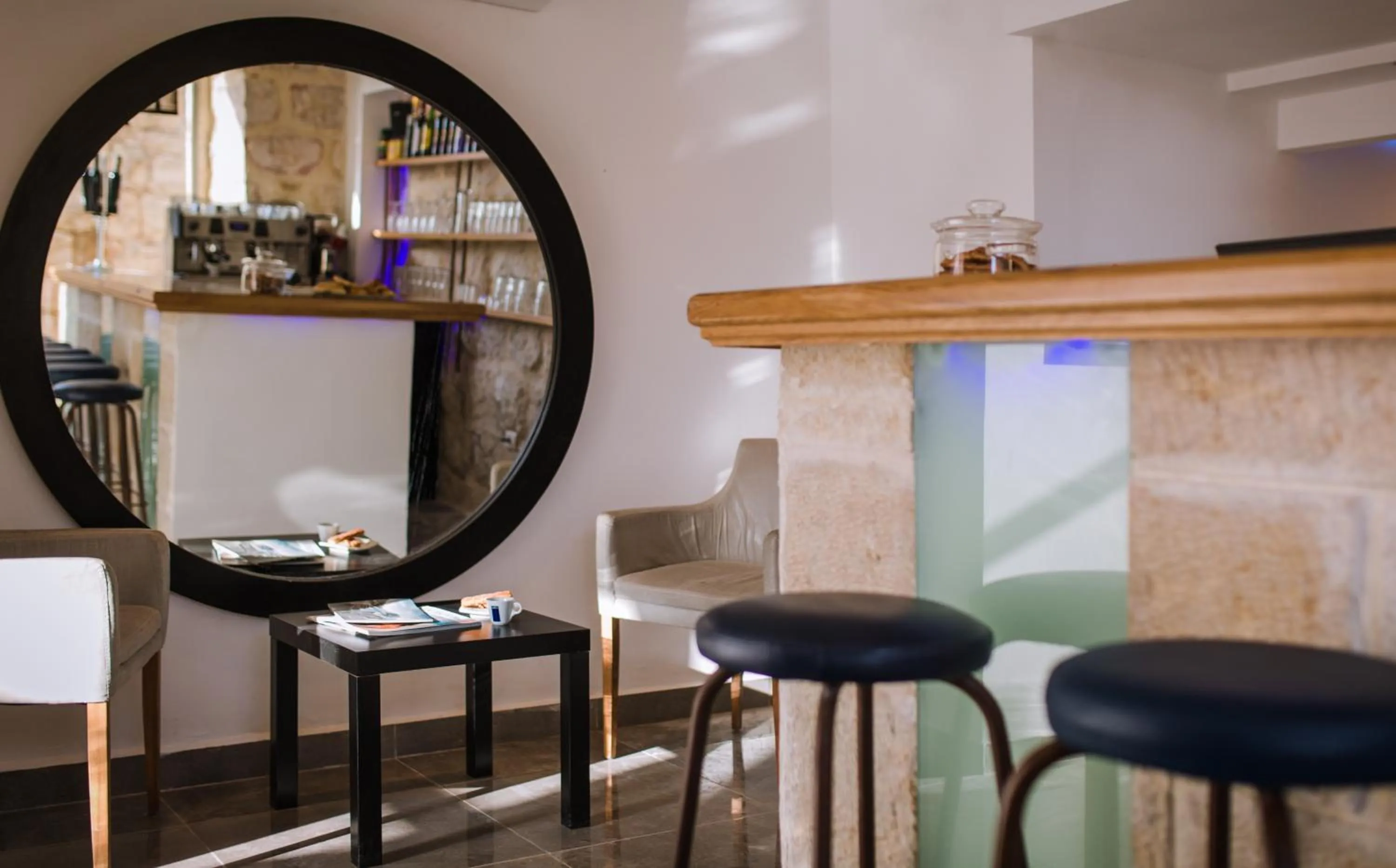 Lobby or reception in Heleni Hotel