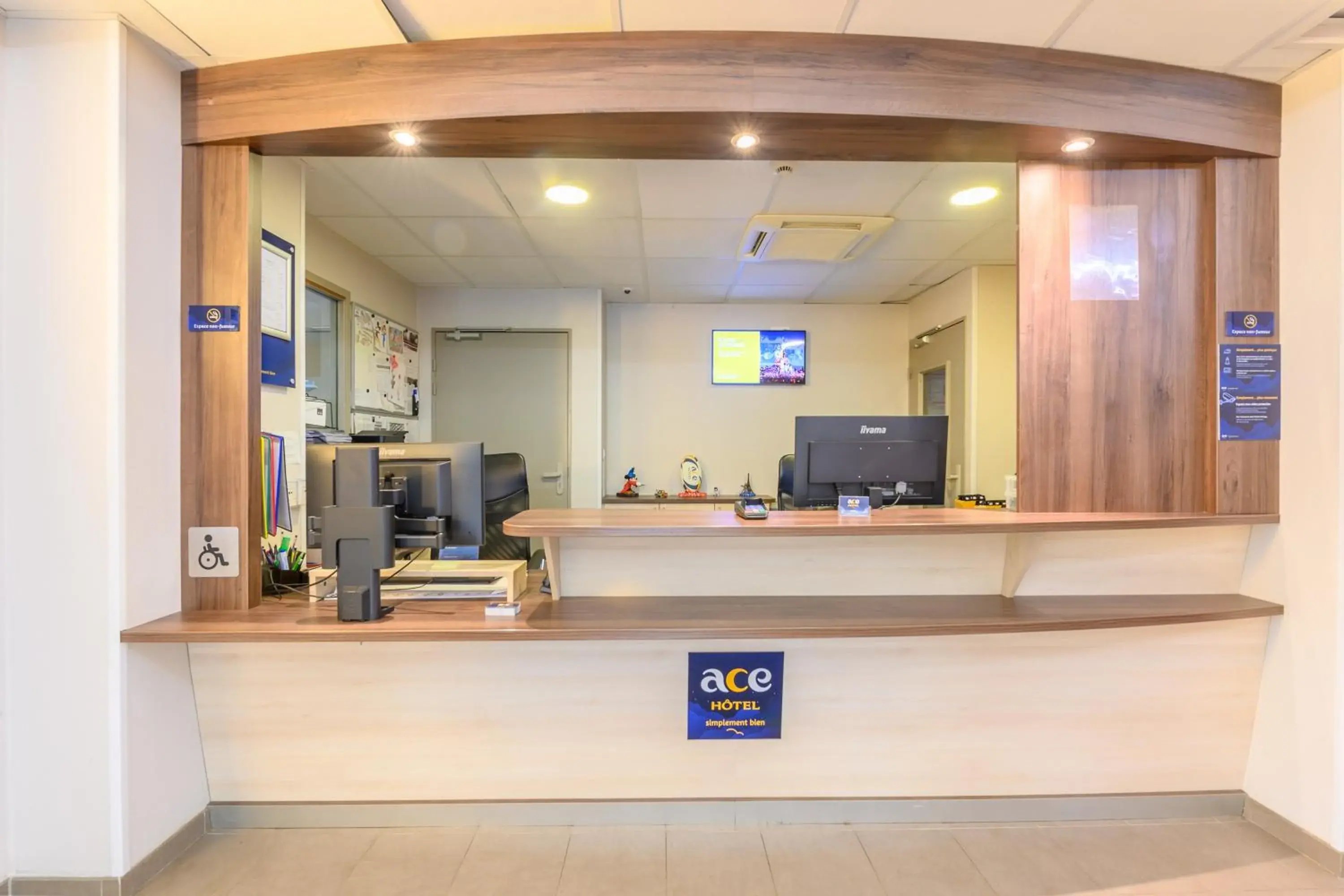 Lobby or reception in Ace Hôtel Paris Marne La Vallée Lobby or reception in Ace Hôtel Paris Marne La Vallée