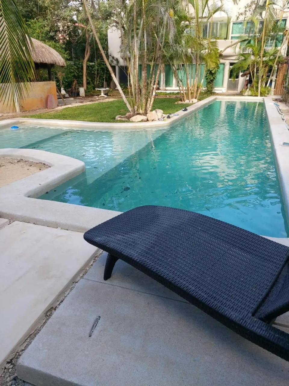 Pool view in Casa la Selva