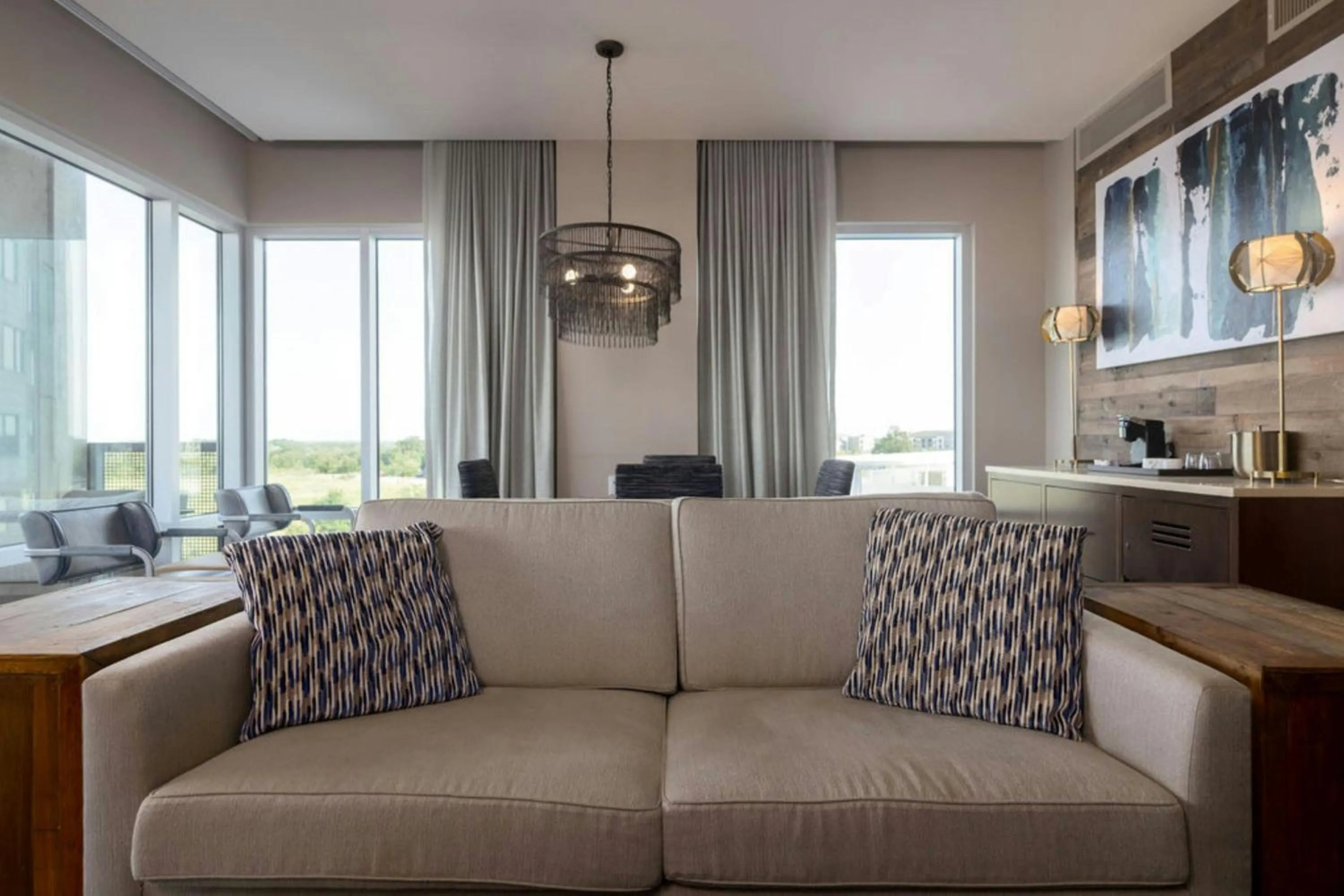 Living room in The Stella Hotel, Autograph Collection