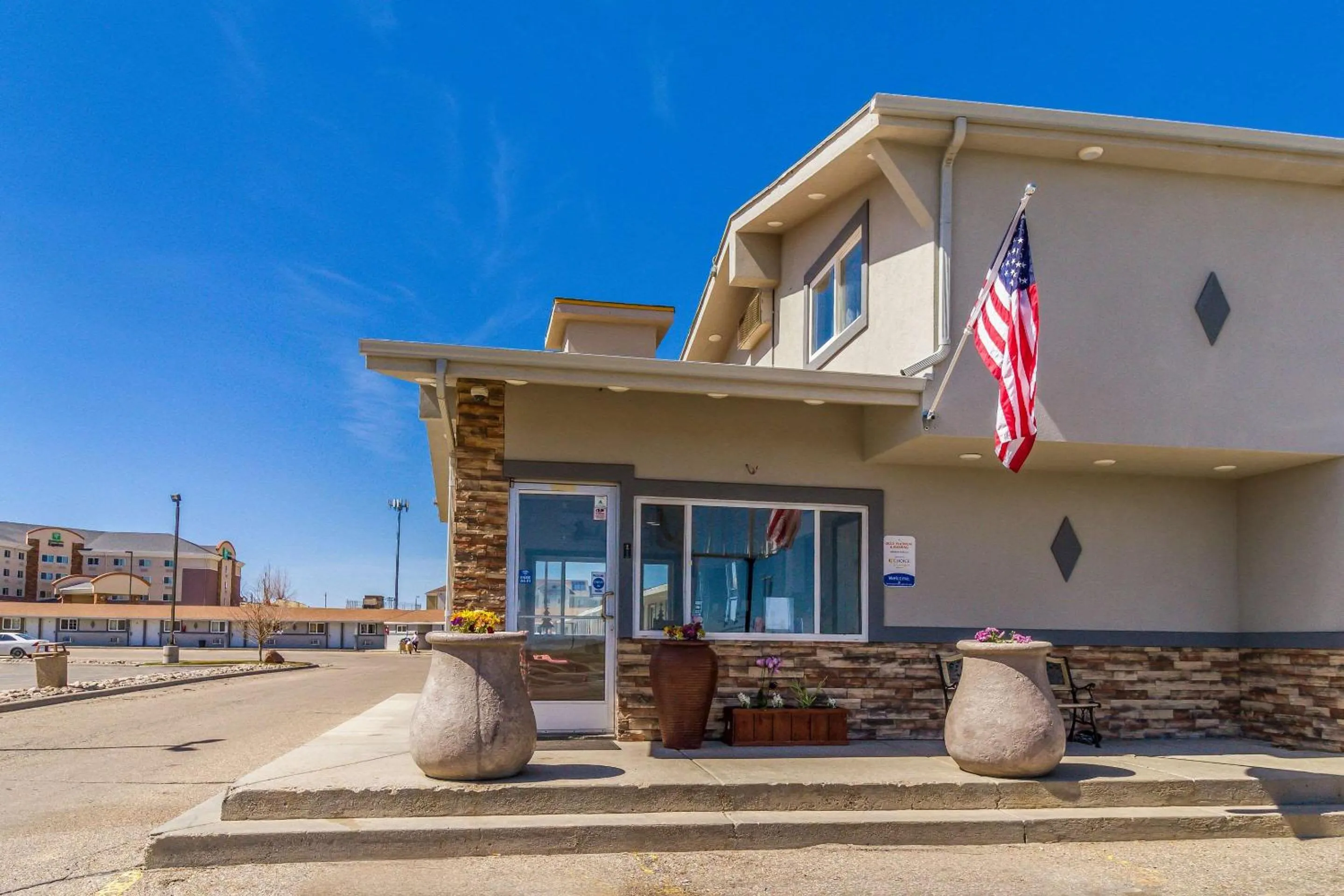 Property building in Rodeway Inn Casper