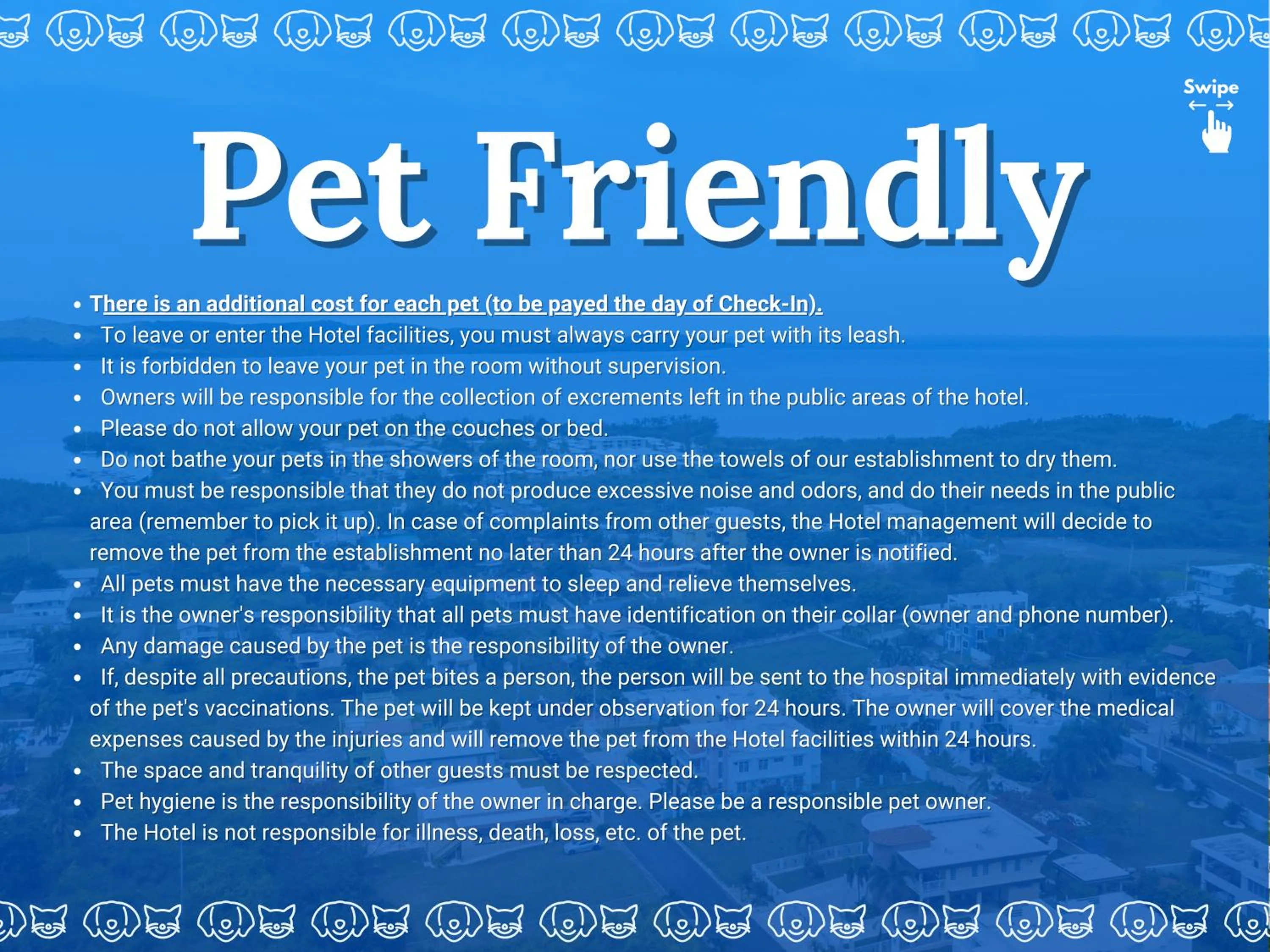 Pets in West Coast Inn's