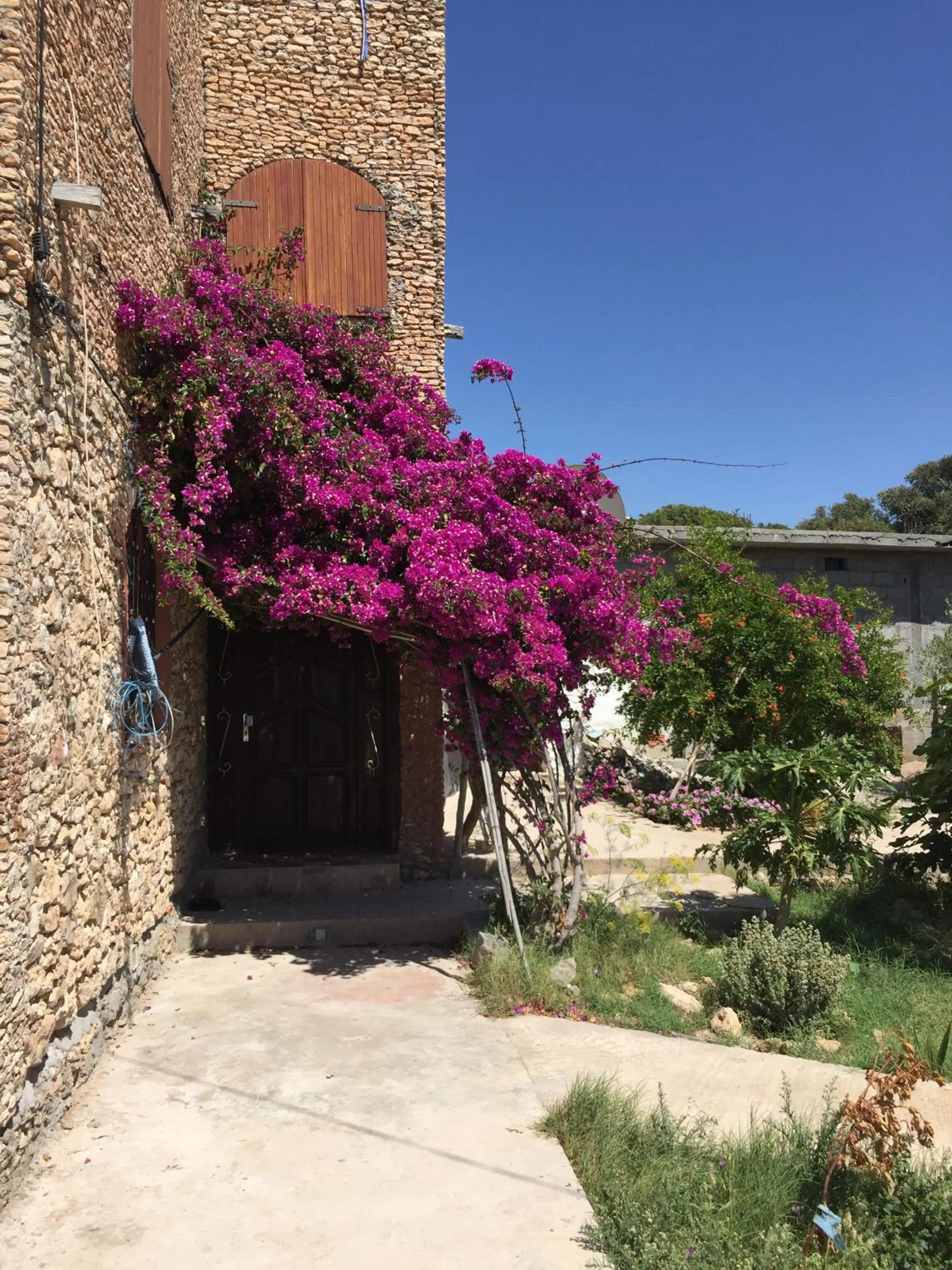 Facade/entrance in Aziki