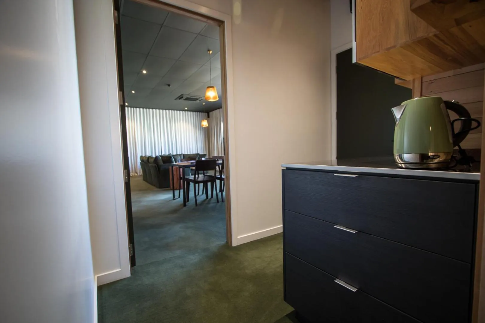 Kitchen or kitchenette in The Cinema Suites