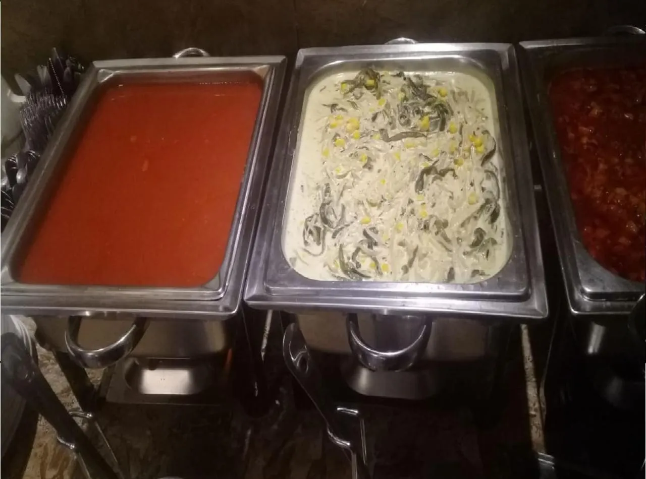 Buffet breakfast in Hotel Ejecutivo Aeropuerto