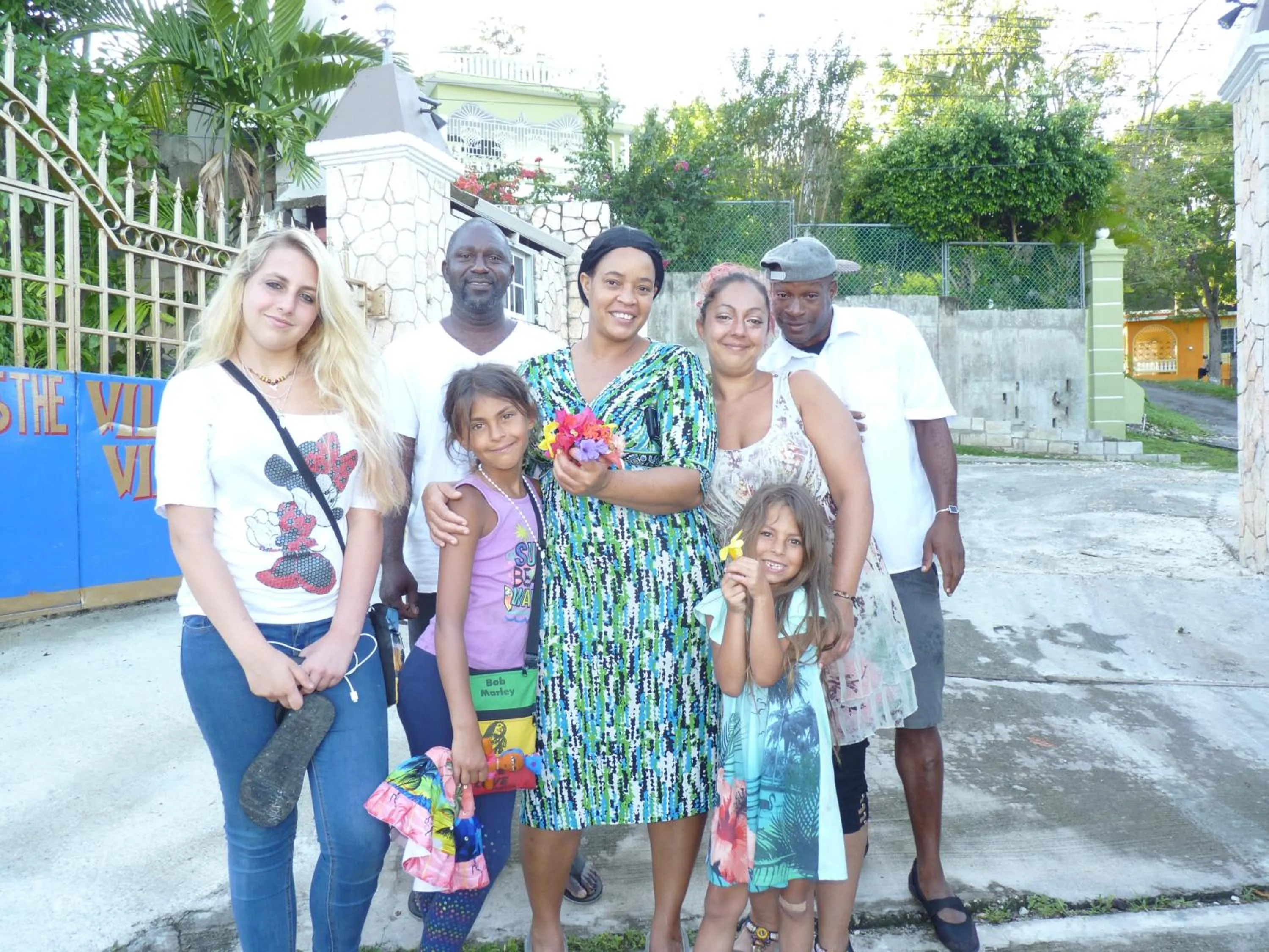 Family in Boutique B&B at Stone Village