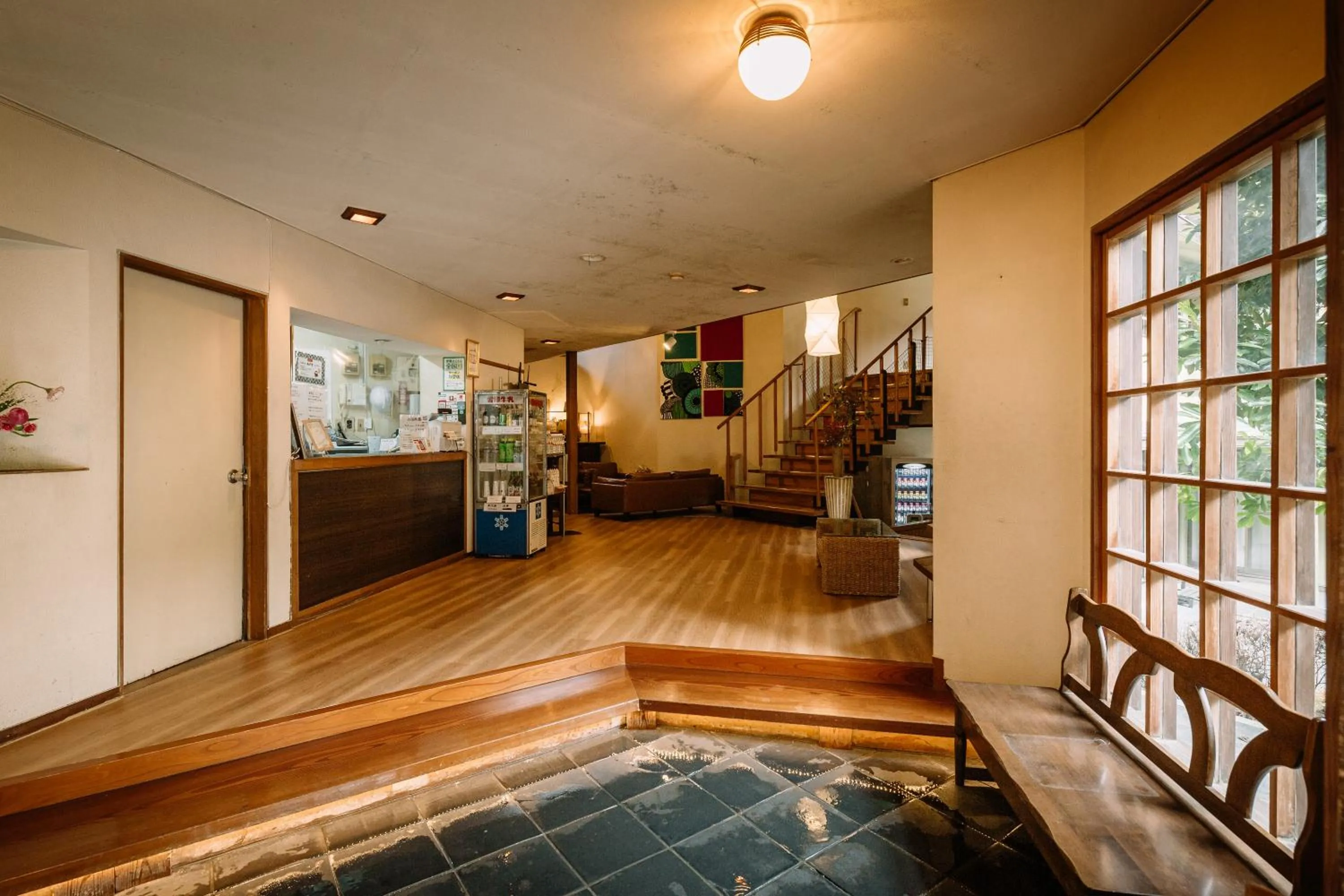 Lobby or reception in Hisaeya Ryokan