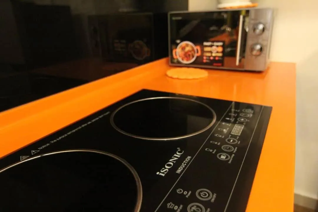 Communal kitchen in D'calton seaview apartment