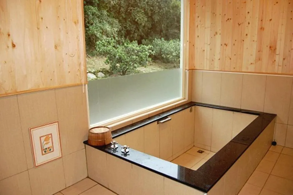 Hot Spring Bath in Hoya Spa Hotel