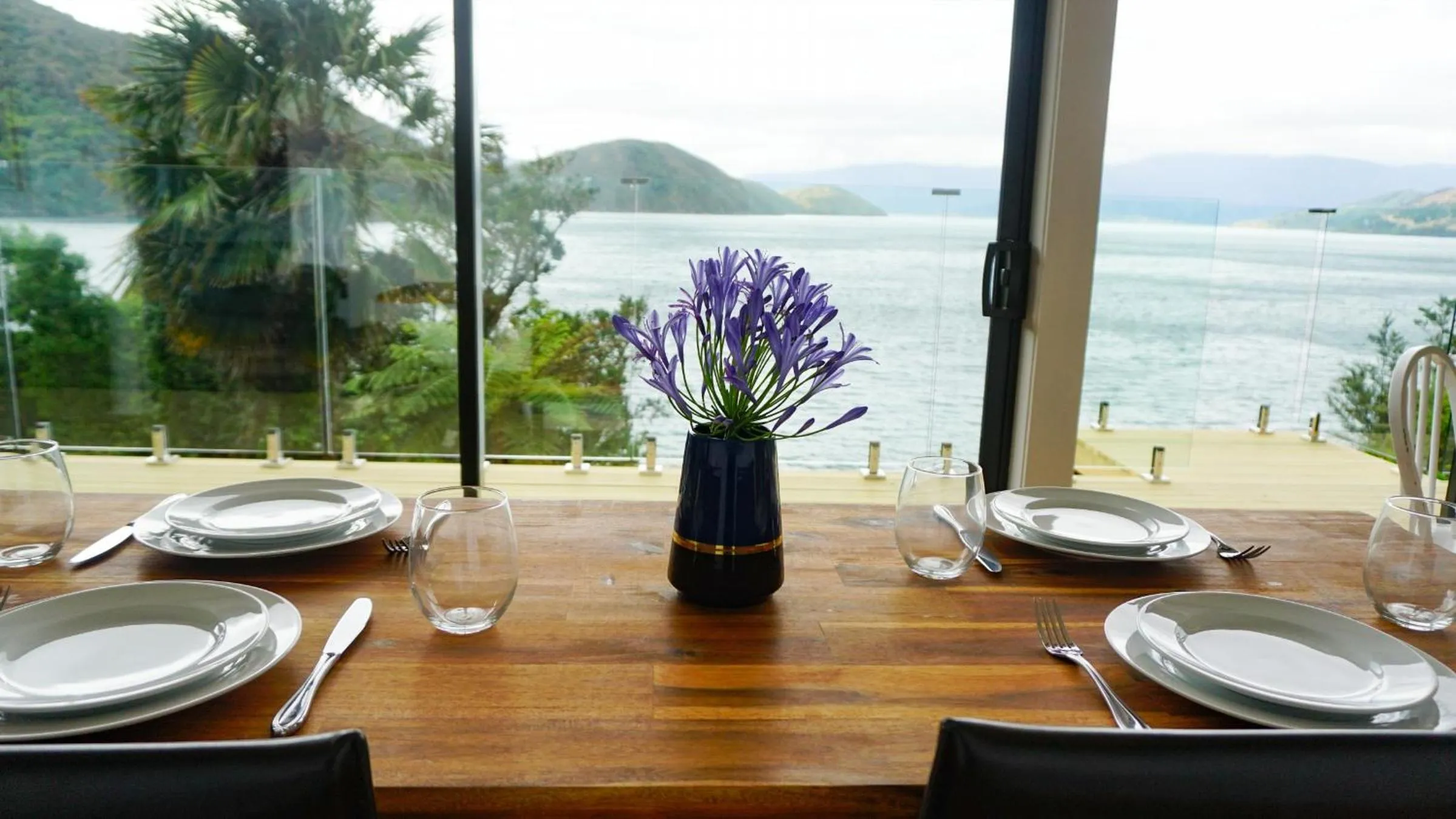 Dining area in The Lodge At Te Rawa