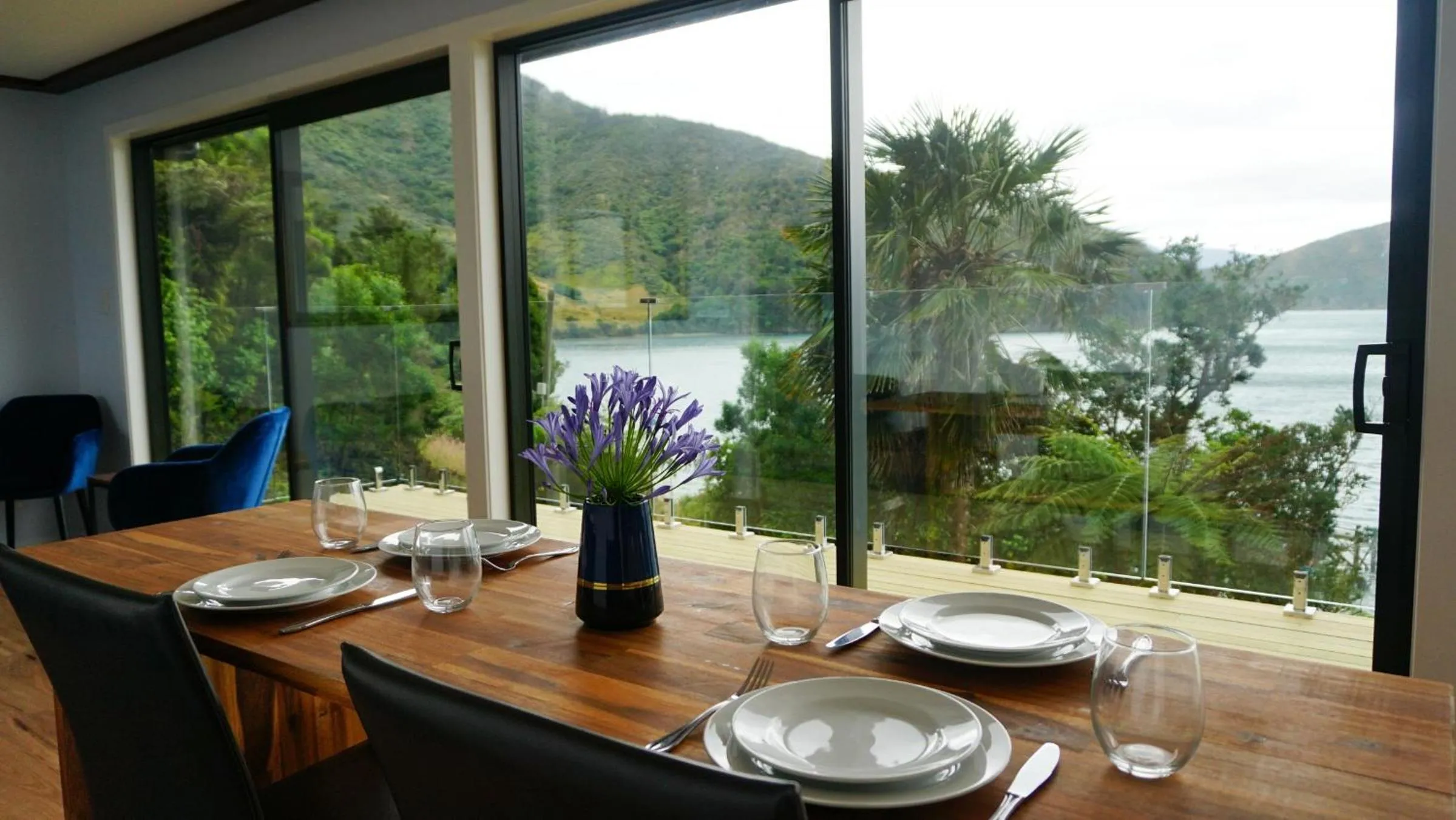 Dining area in The Lodge At Te Rawa