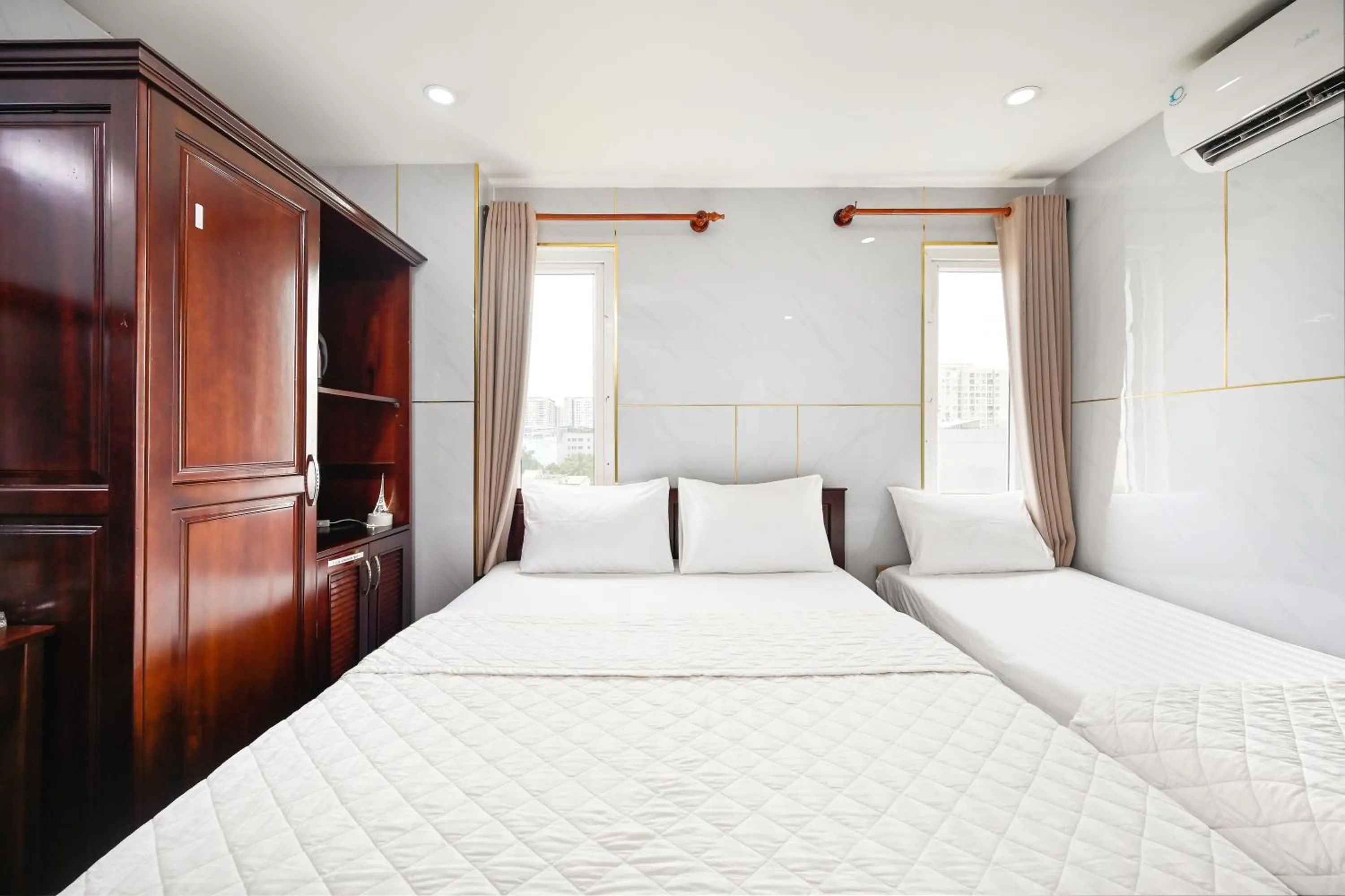 Bed in Gia Hoa Airport Hotel