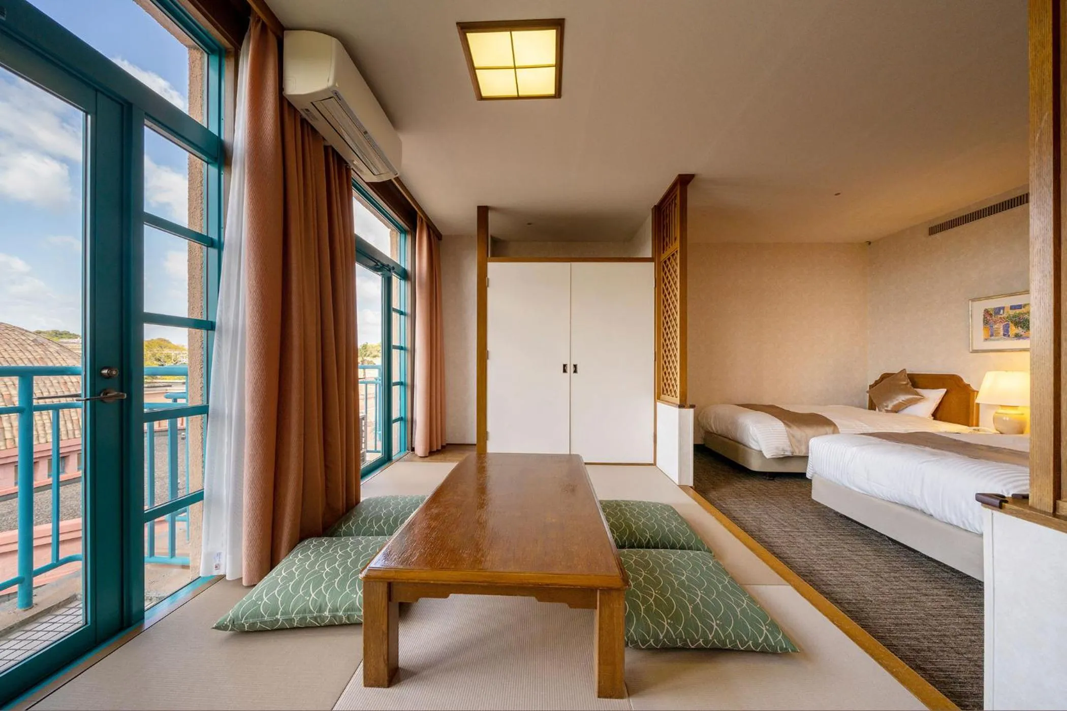 Photo of the whole room, Bed in Ooedo Onsen Monogatari Premium Saikaibashi