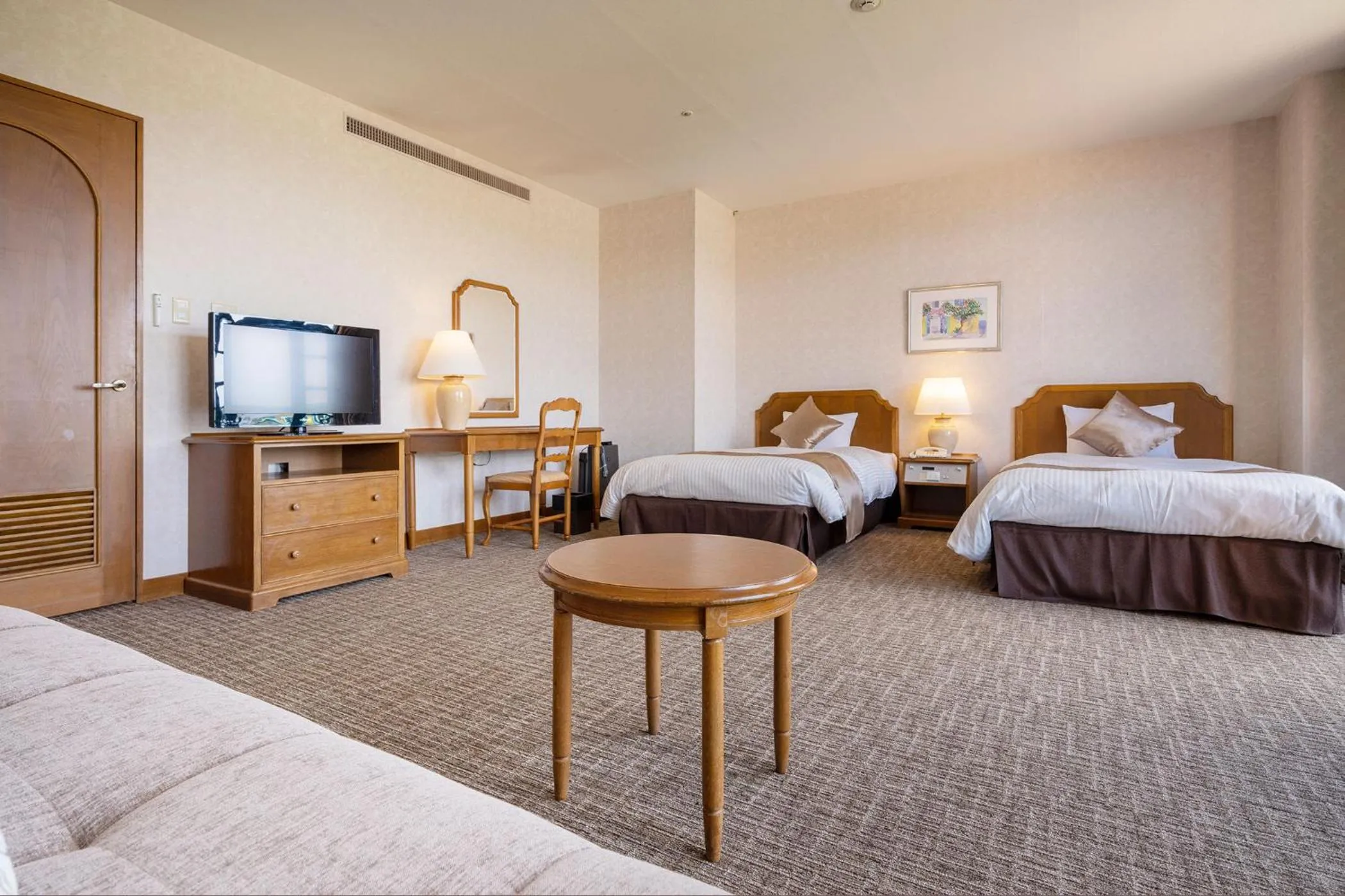 Photo of the whole room, Bed in Ooedo Onsen Monogatari Premium Saikaibashi