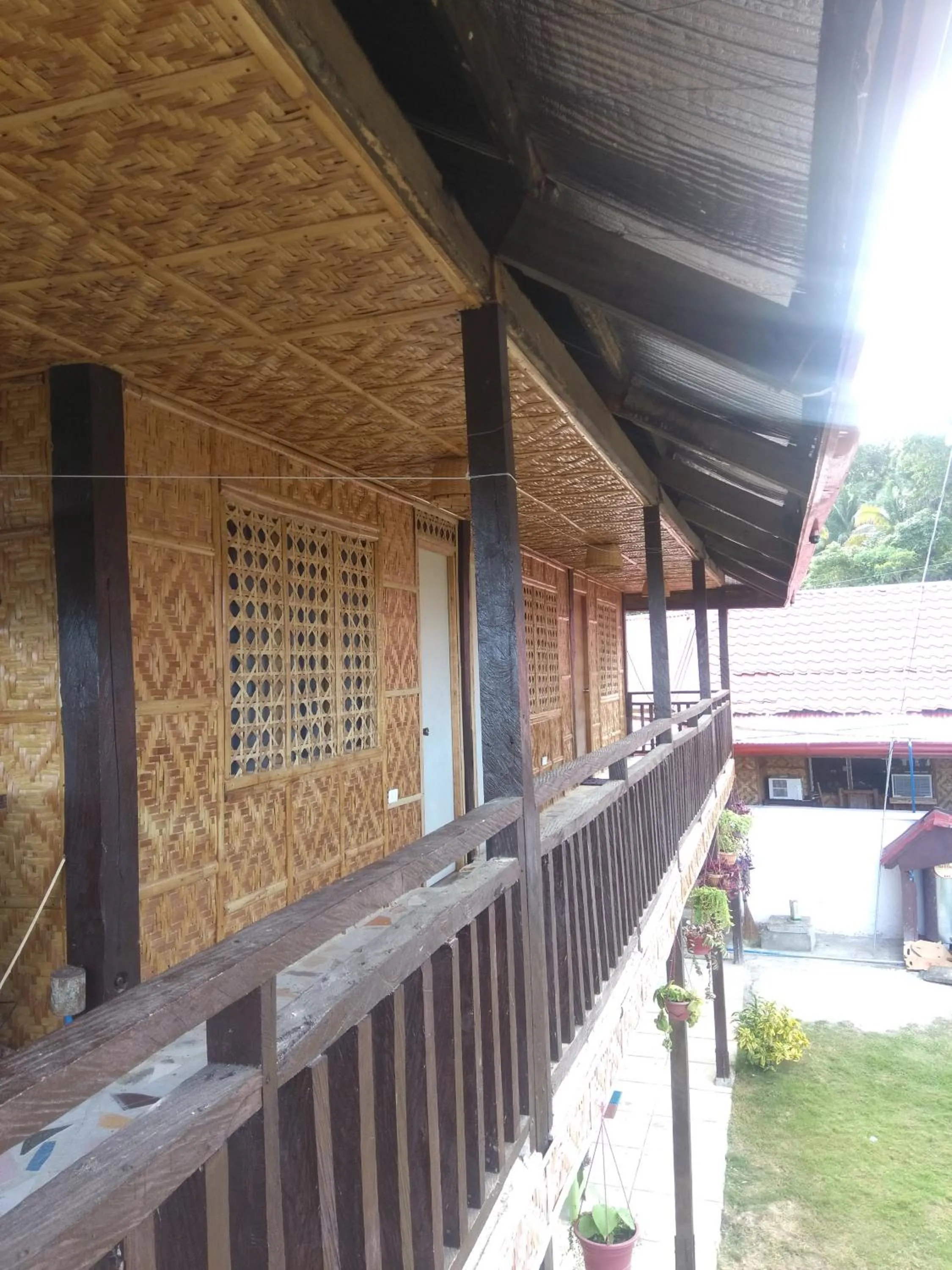 Patio in Overview Hostel
