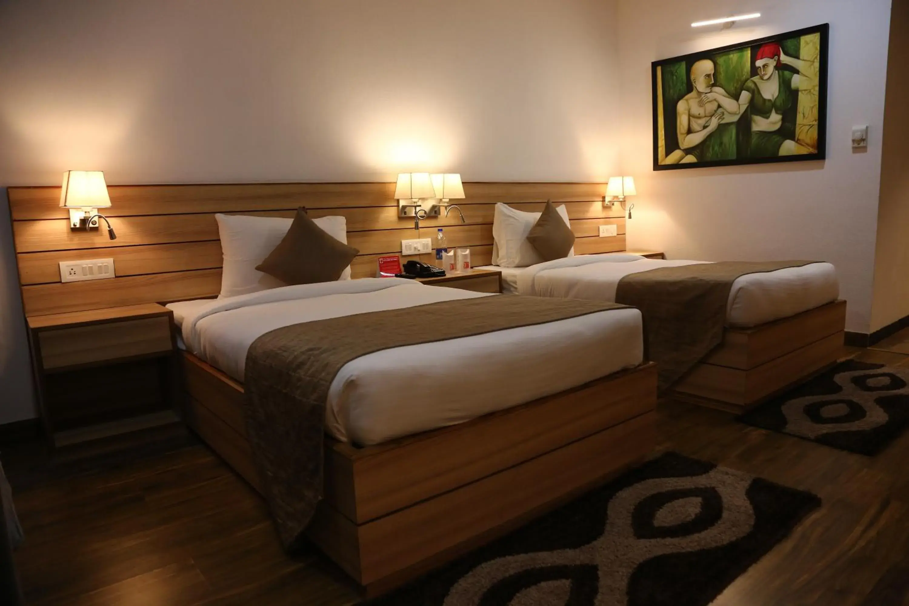 Bedroom, Bed in Ana Clarks Inn, Panchkula Bedroom, Bed in Ana Clarks Inn, Panchkula