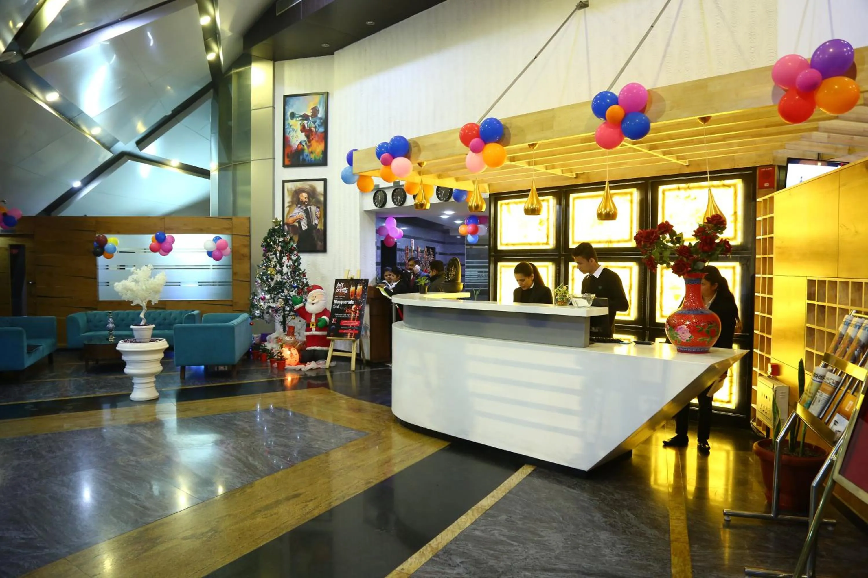 Lobby or reception in Ana Clarks Inn, Panchkula