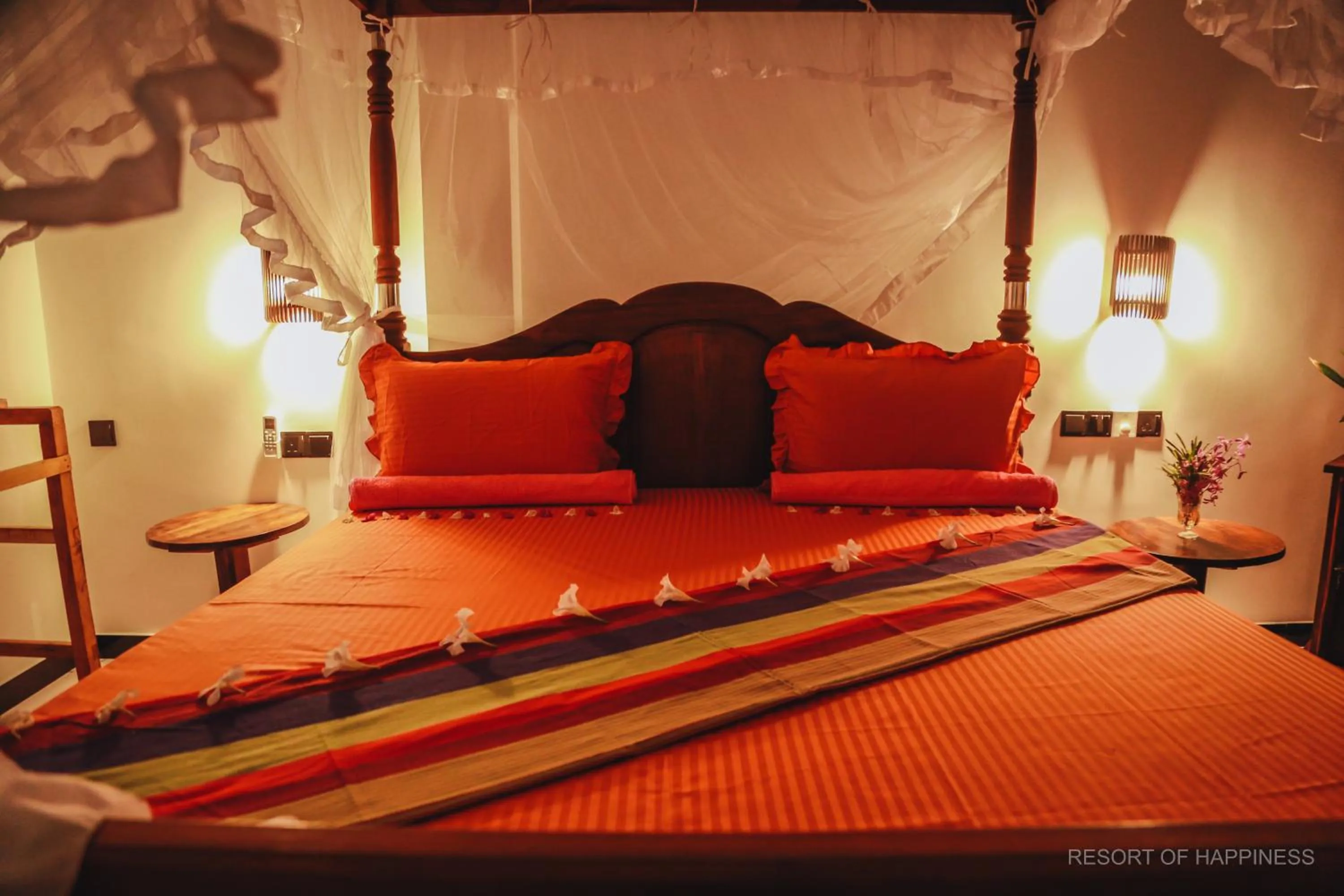 Bed in Resort of Happiness