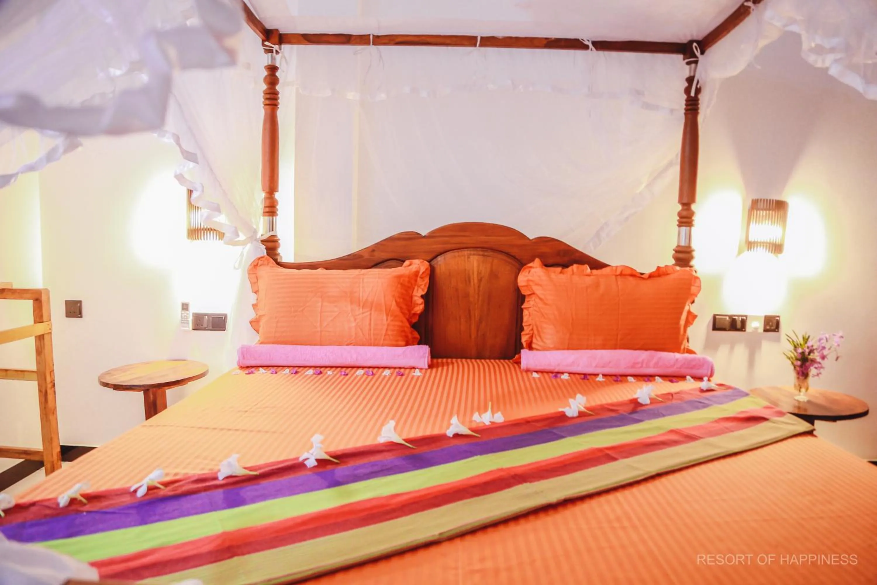 Bed in Resort of Happiness