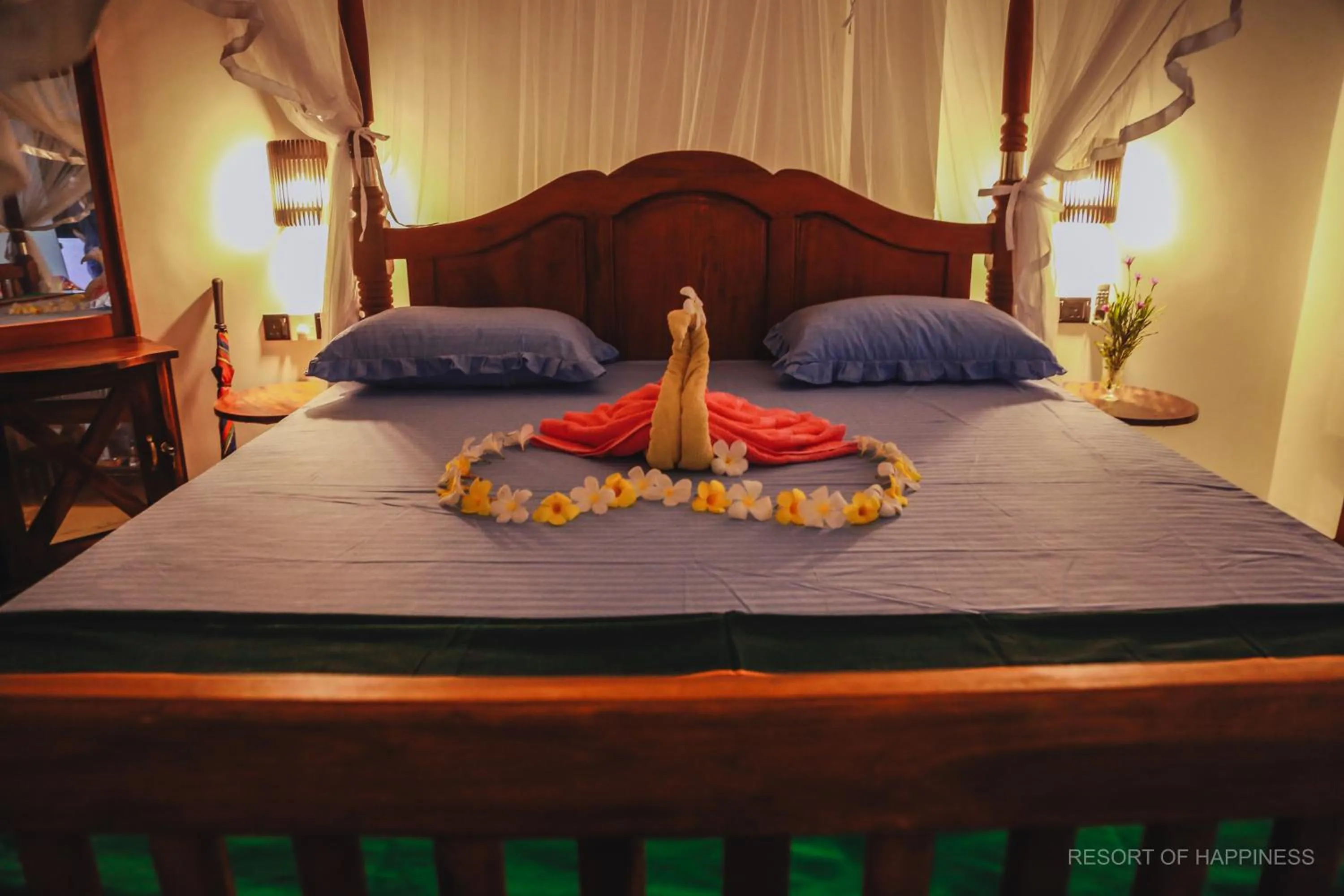 Bed in Resort of Happiness