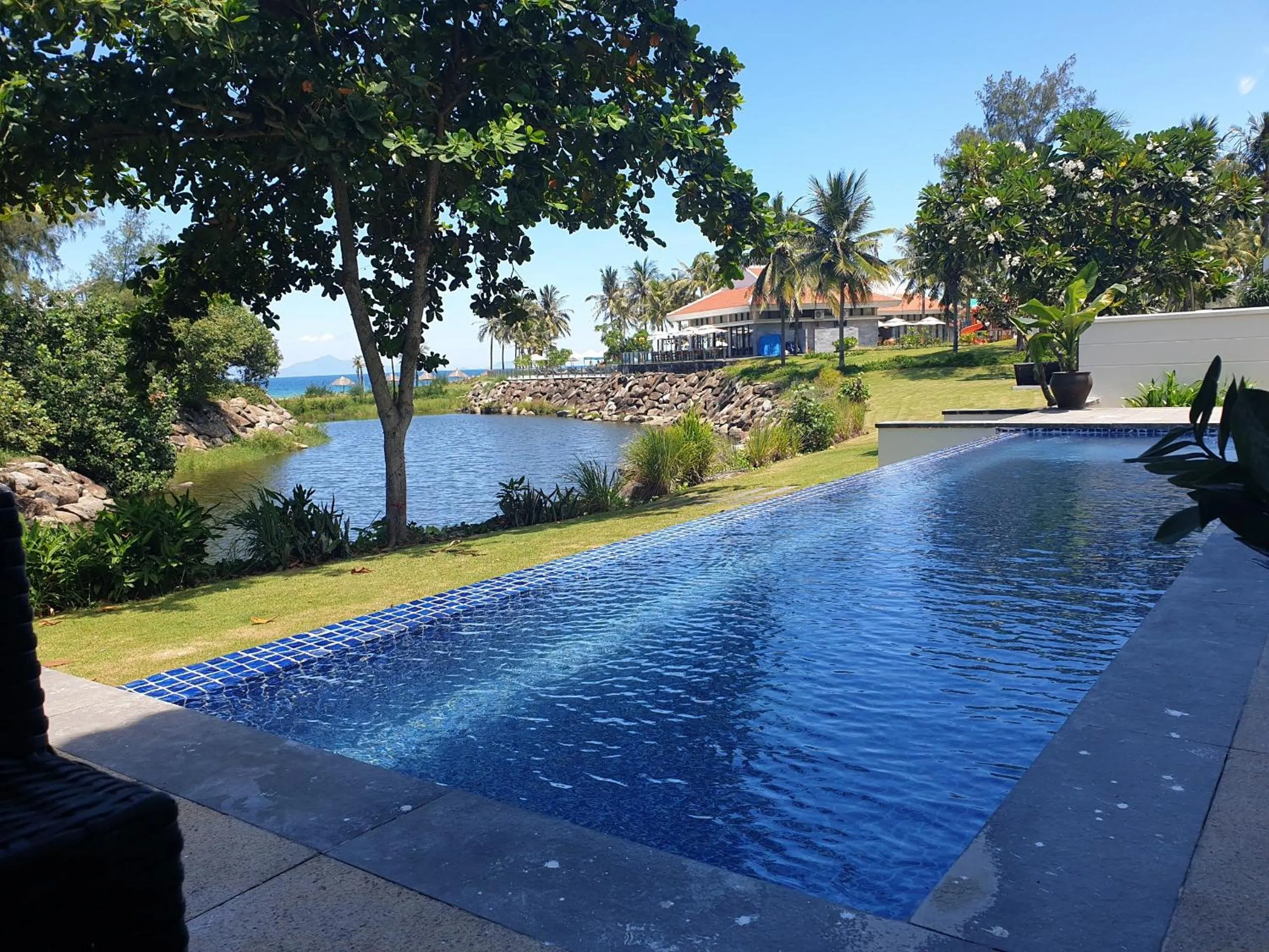 Swimming pool in The Ocean Villas Danang