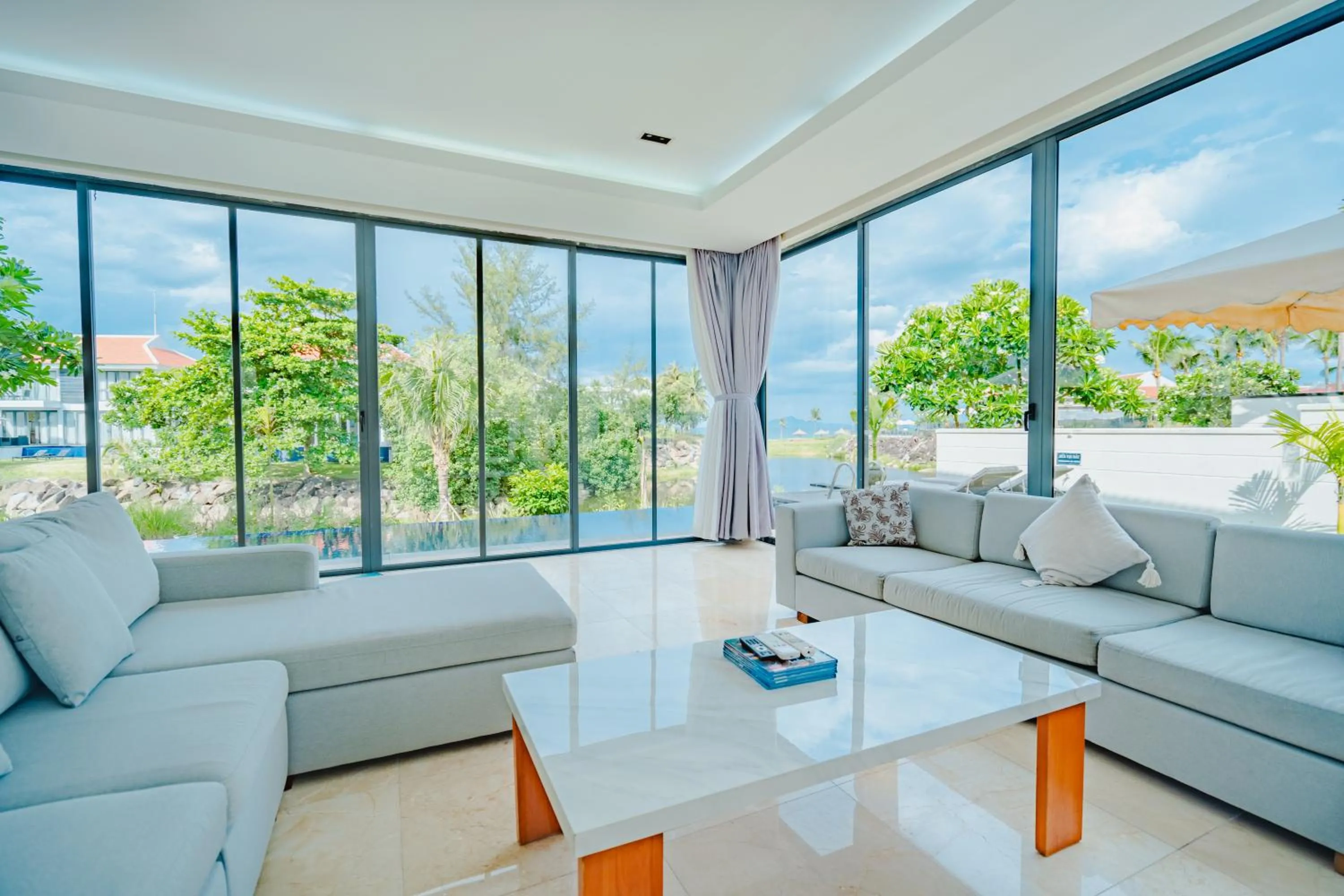 Living room in The Ocean Villas Danang